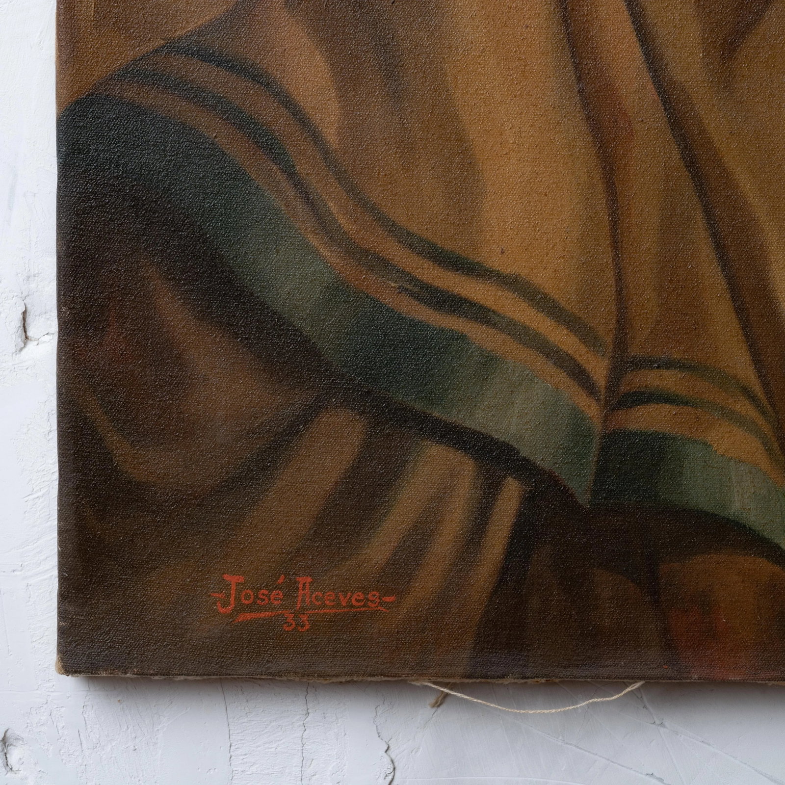 Jose Aceves - "Render Unto Caesar" Oil Painting, 1933 - 8