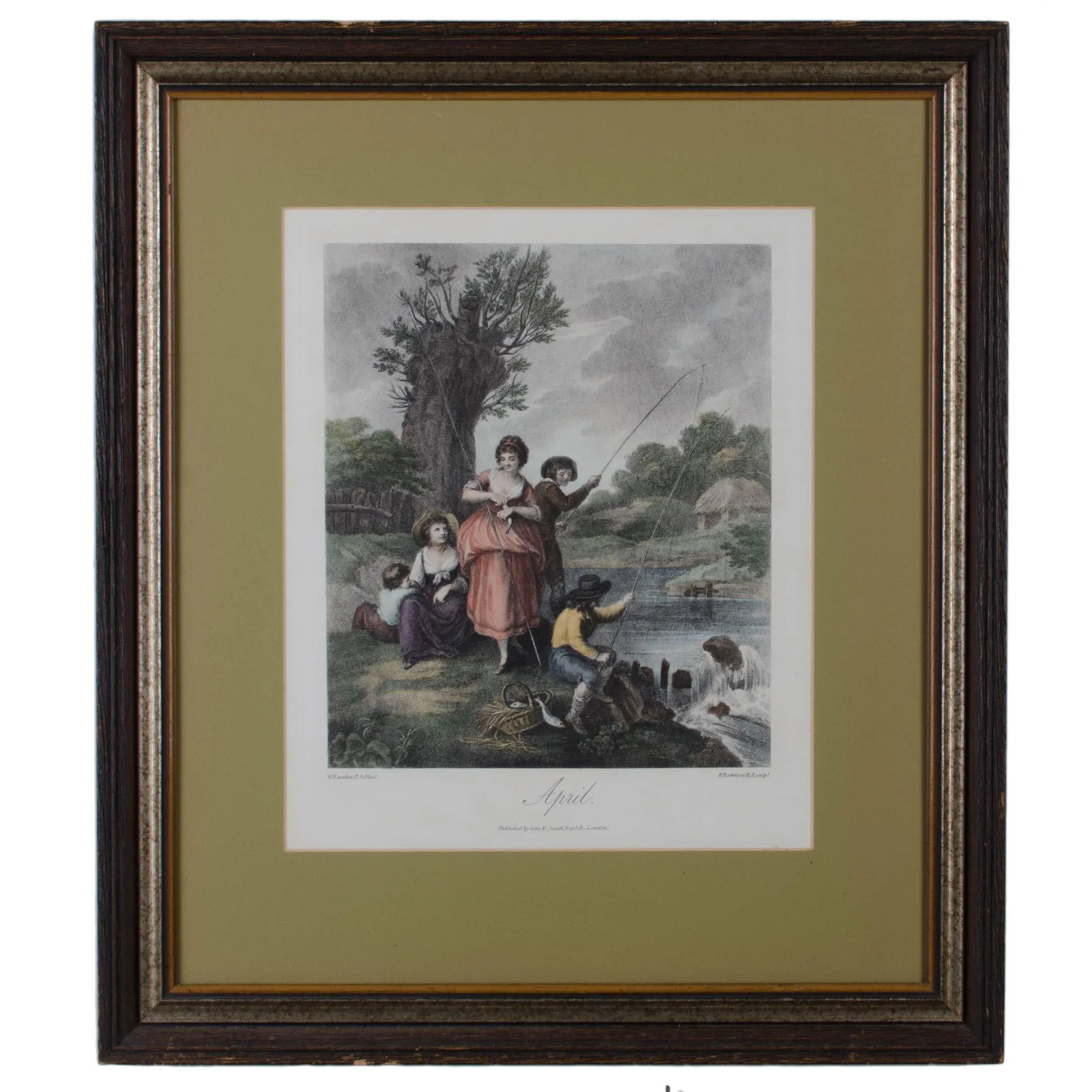 Francesco Bartolozzi "April" Handcolored Engraving - 5