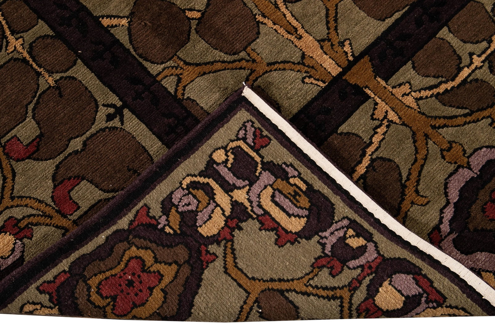 21st Century Modern Arts & Crafts Tibetan Wool Rug - 4