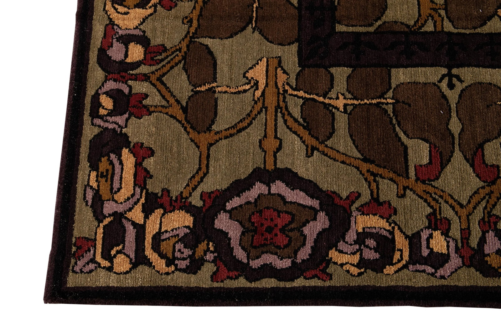 21st Century Modern Arts & Crafts Tibetan Wool Rug - 6