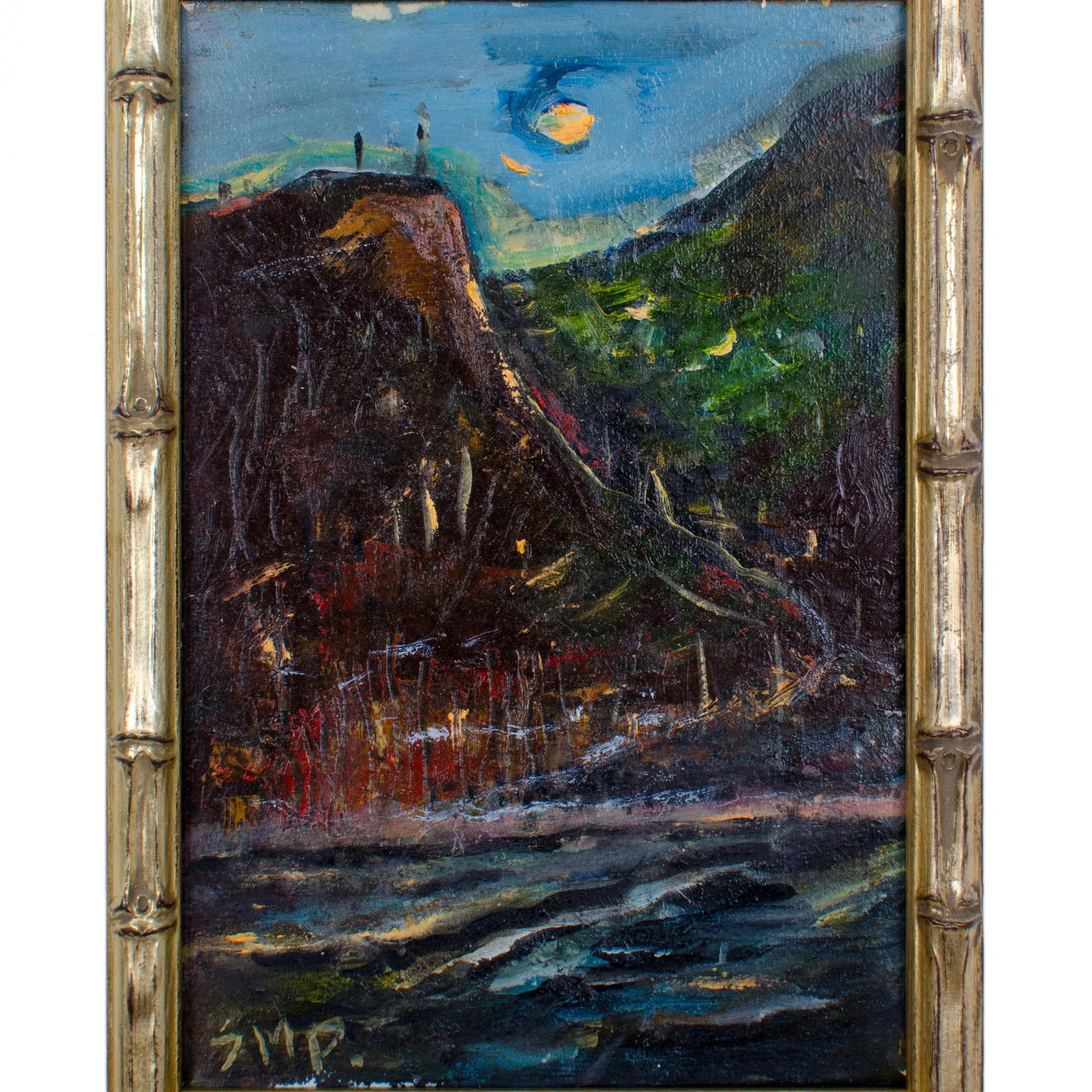 Suzanne McCullough Plowden, Rio De Janeiro at Night, Brazil, 1978 Oil on Canvas - 3