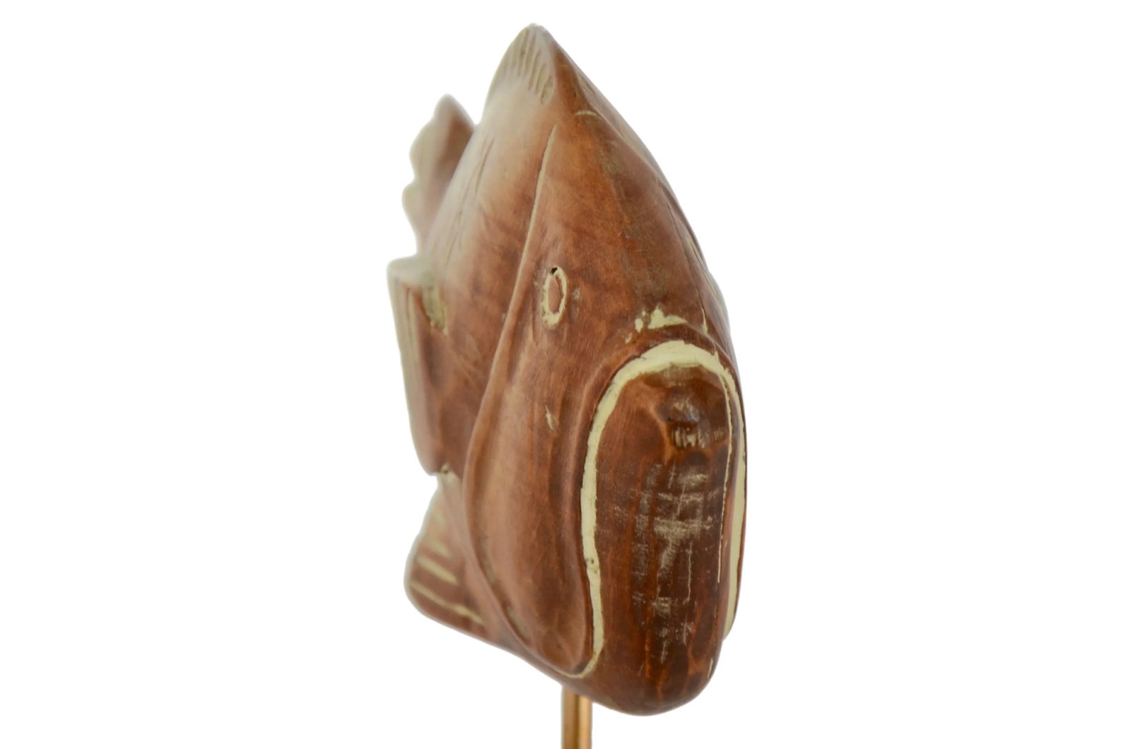 Sarreid 8" Carved Wood Fish & Stand - 4