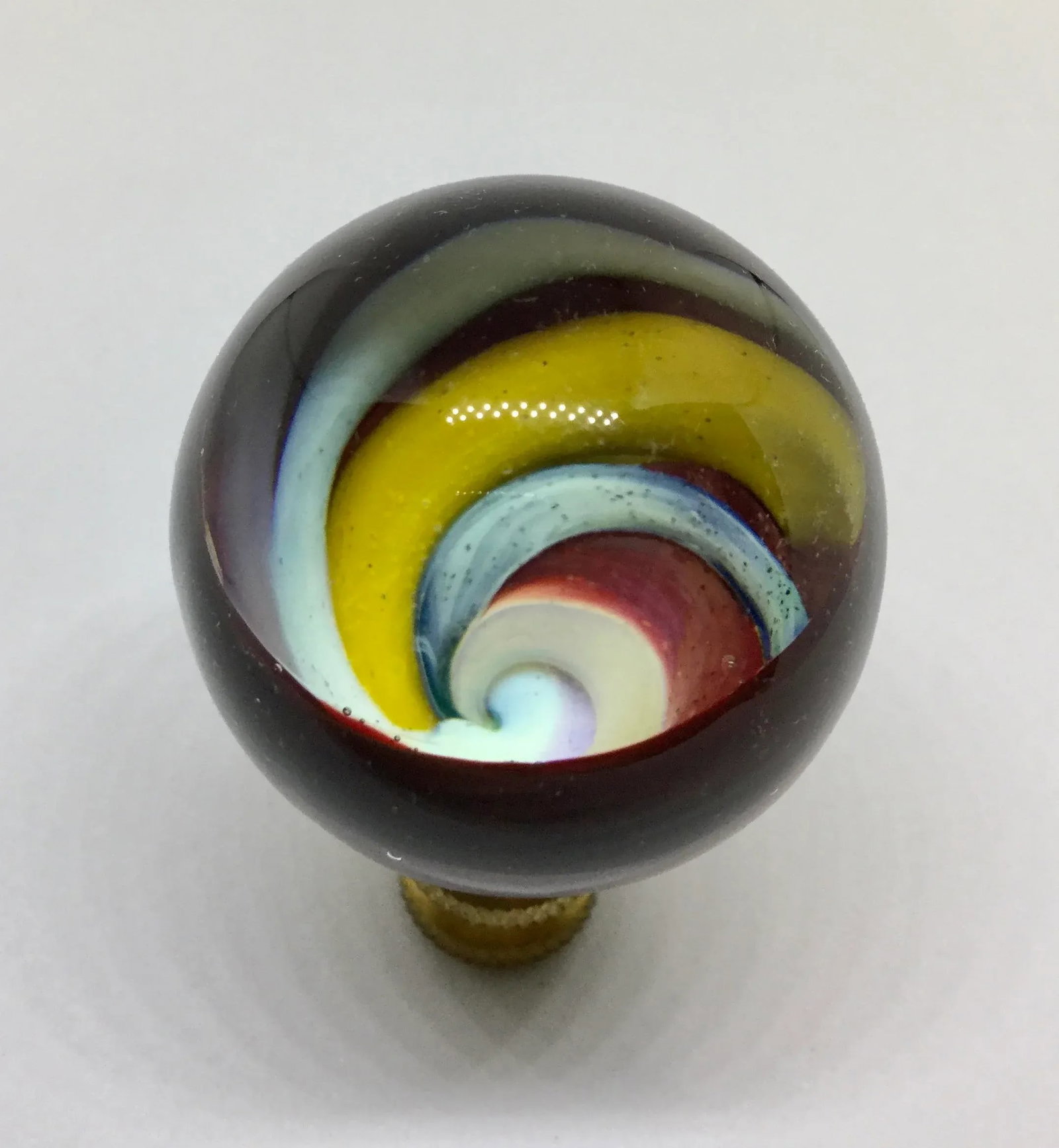 Artisan Hand Created Glass Finial - 2