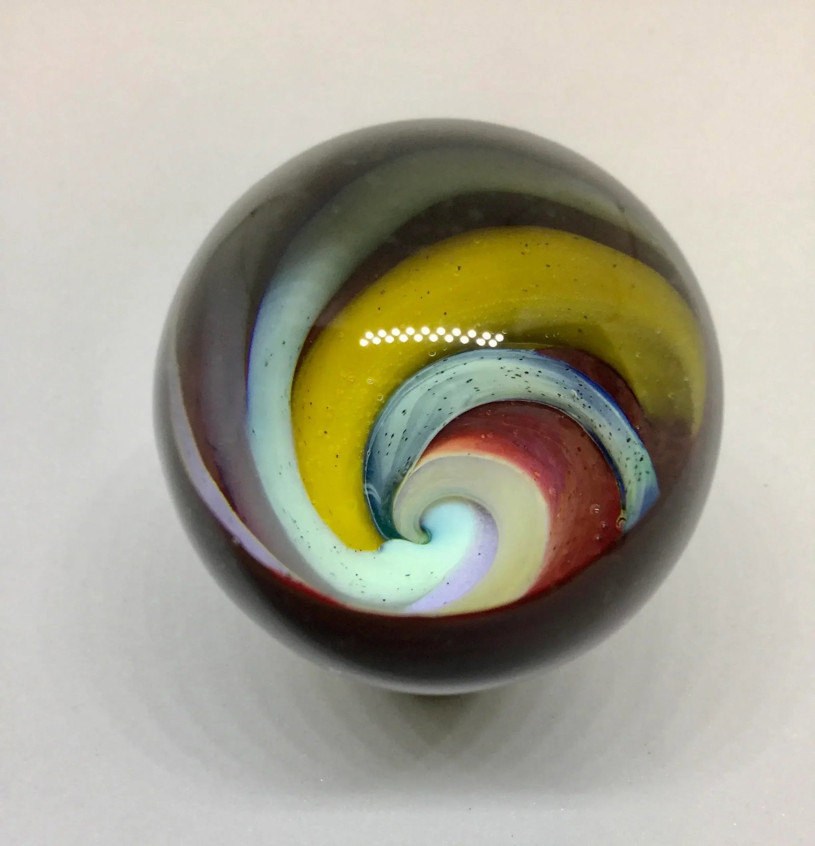 Artisan Hand Created Glass Finial - 3