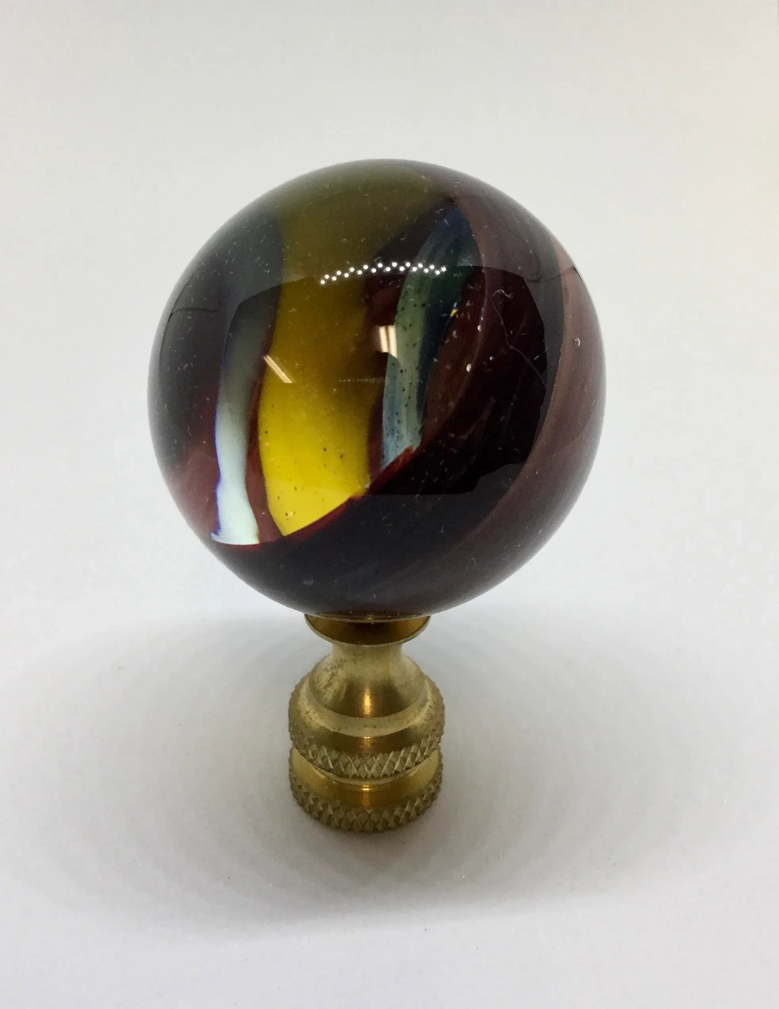 Artisan Hand Created Glass Finial - 5