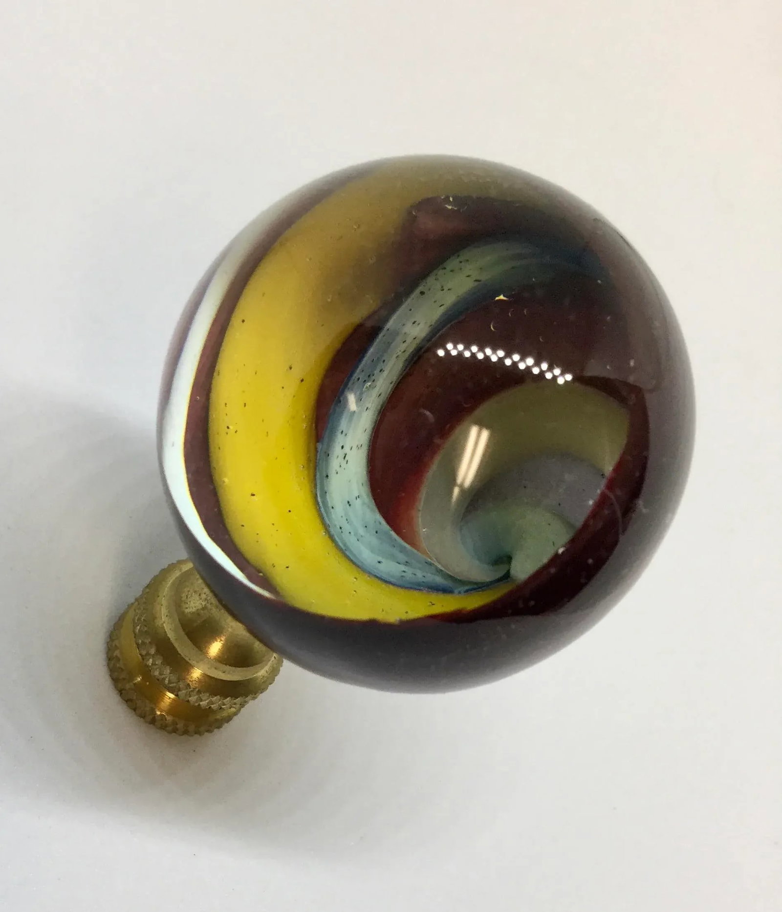 Artisan Hand Created Glass Finial - 6
