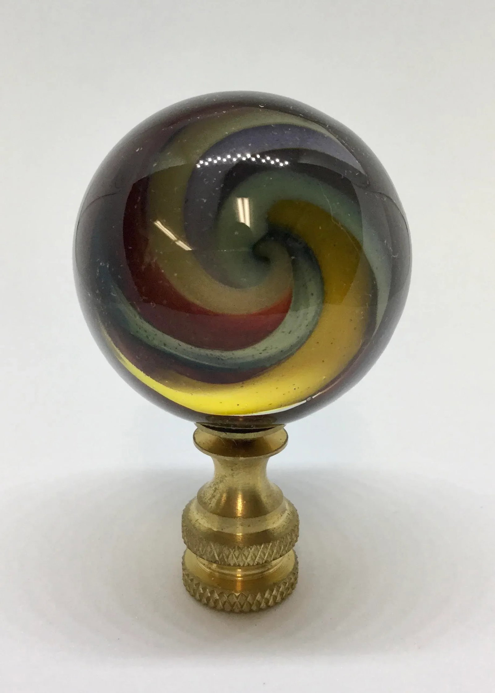 Artisan Hand Created Glass Finial - 7