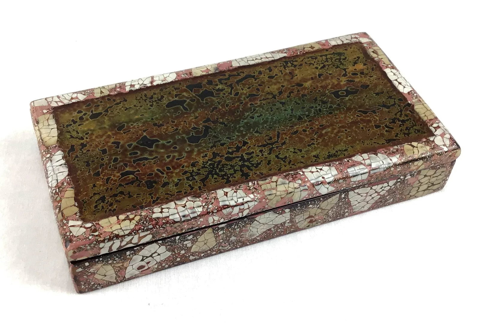 Vintage Artisan Lacquered Covered Box by Artex Saigon - 13