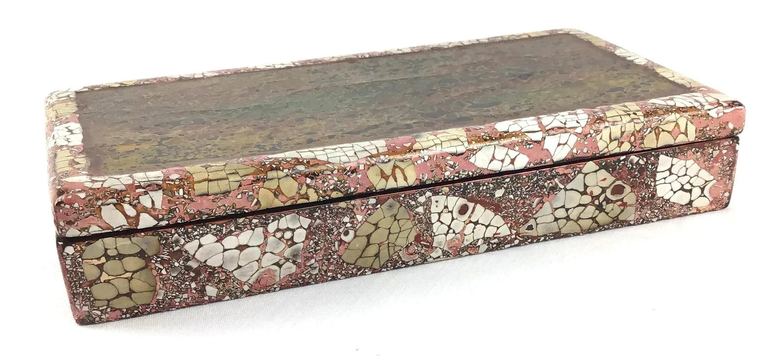 Vintage Artisan Lacquered Covered Box by Artex Saigon - 3