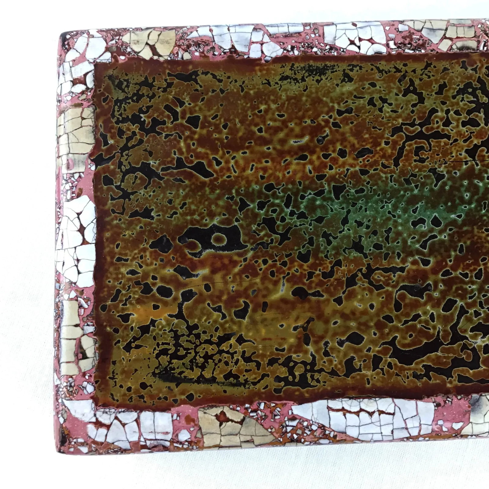 Vintage Artisan Lacquered Covered Box by Artex Saigon - 5