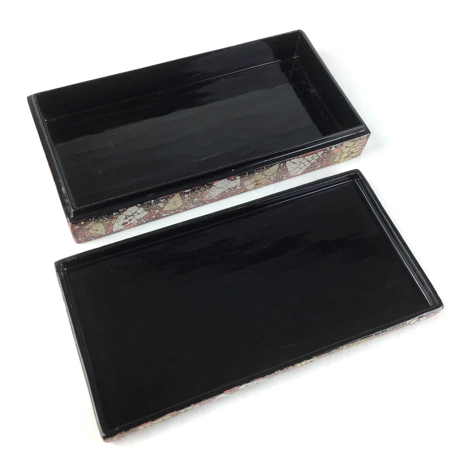 Vintage Artisan Lacquered Covered Box by Artex Saigon - 8