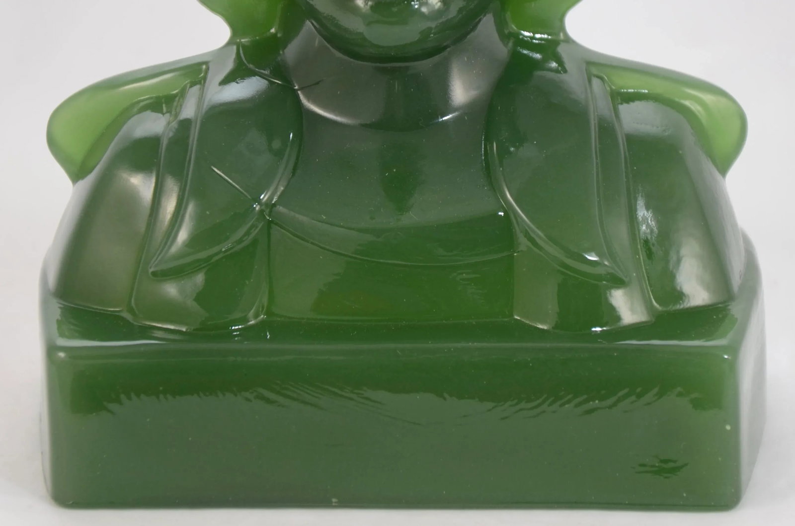 Mid 20th Century Jade Glass Imperial Bookends-a Pair - 5