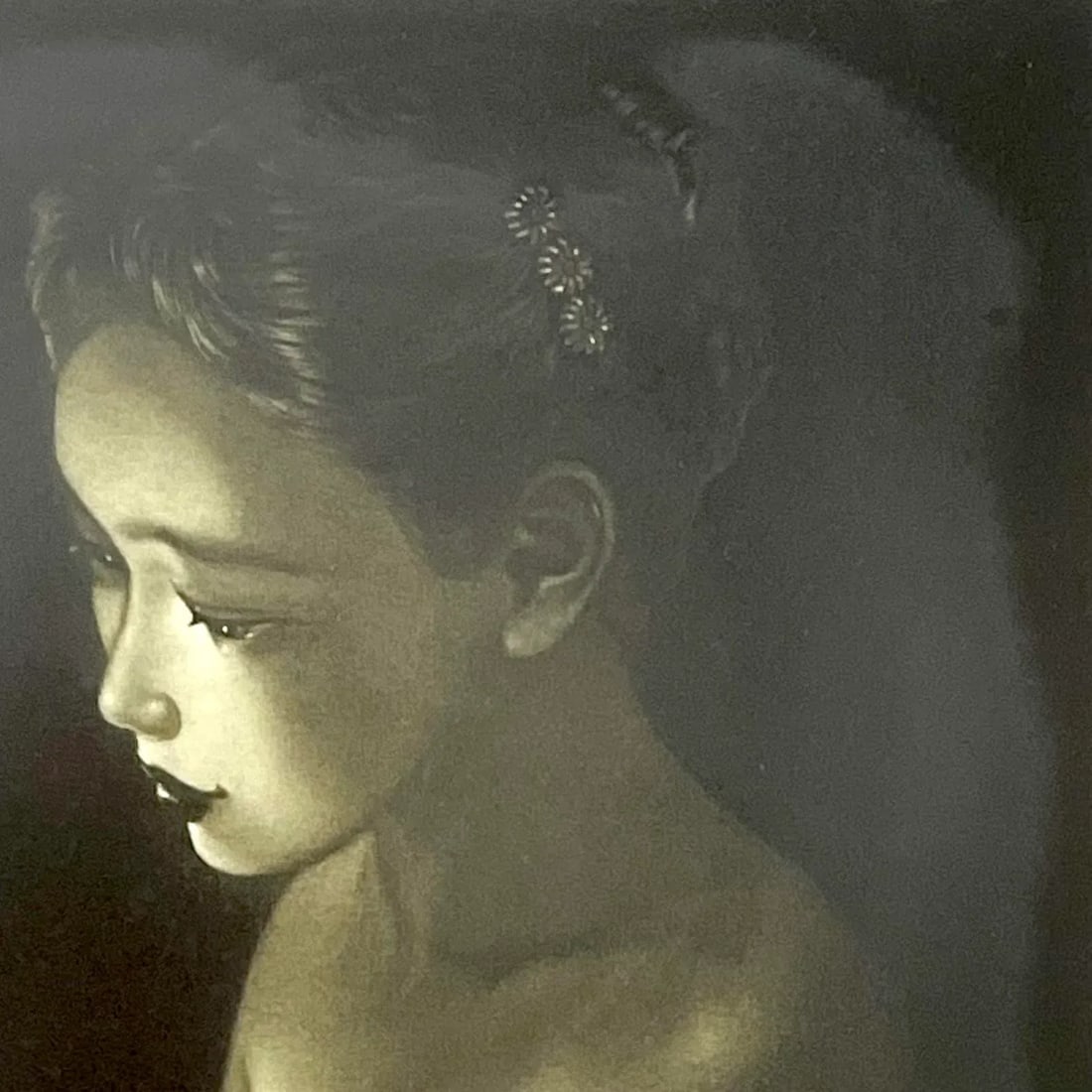 Takahashi Ushio "Sound of Water" 1997 Japanese Mezzotint - 4