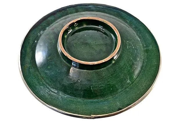 Silver & Emerald Moroccan Bowl - 3