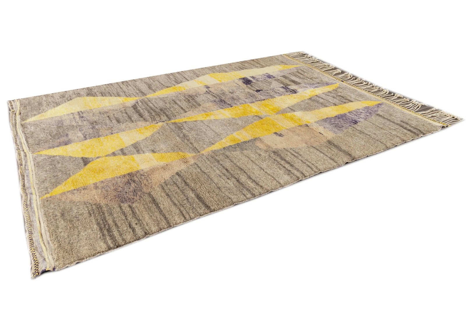 21st Century Multicolored Moroccan Rug - 12