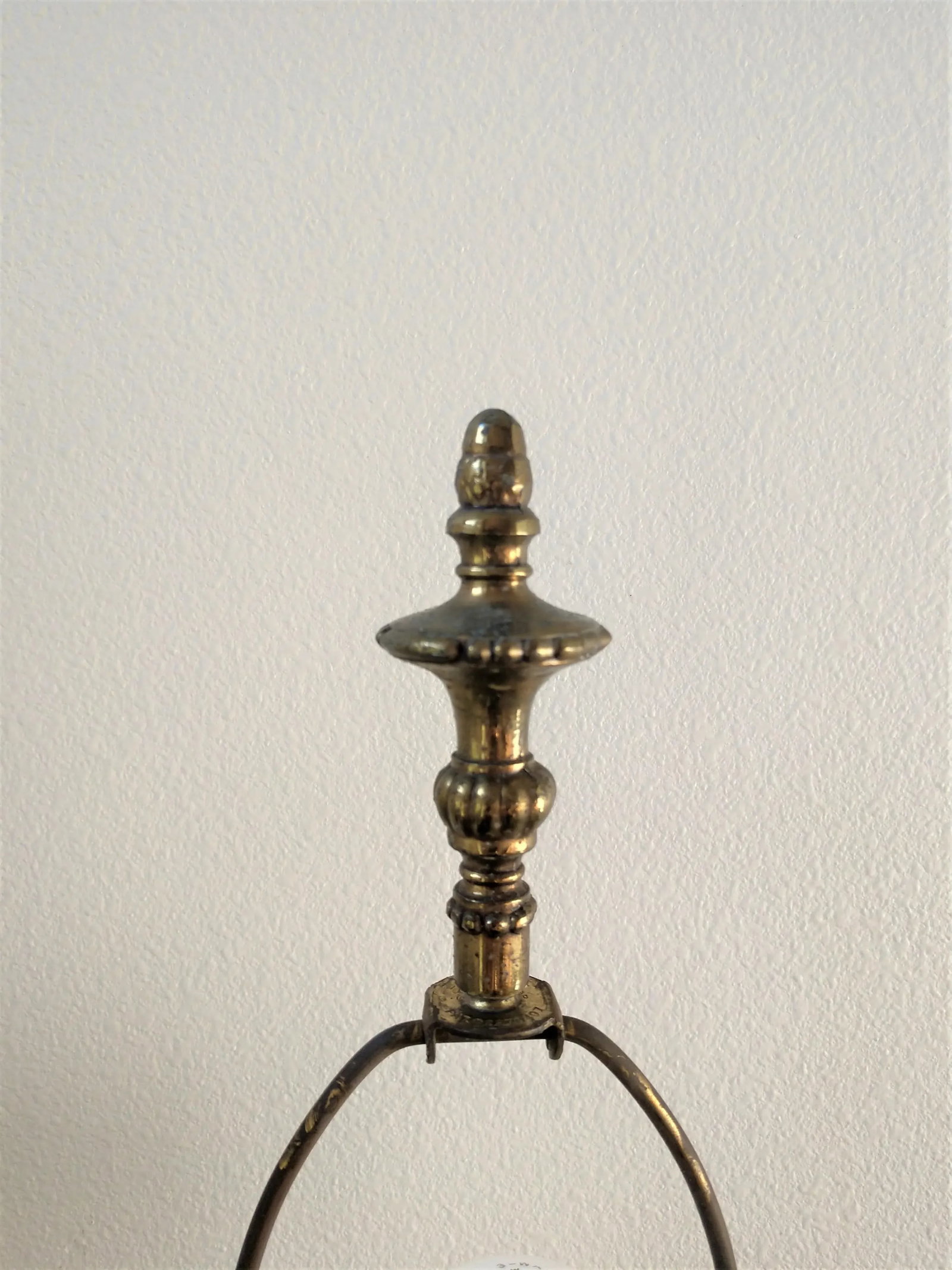 Vintage European Brass Electrified Oil Lantern - 5