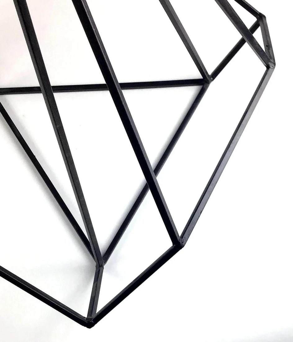 Black Modern Hanging Ceiling Chandeliers - a Pair - 5