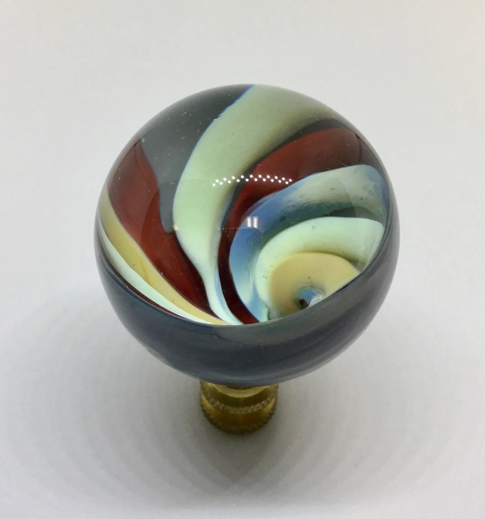 Artisan Created Glass Finial - 2