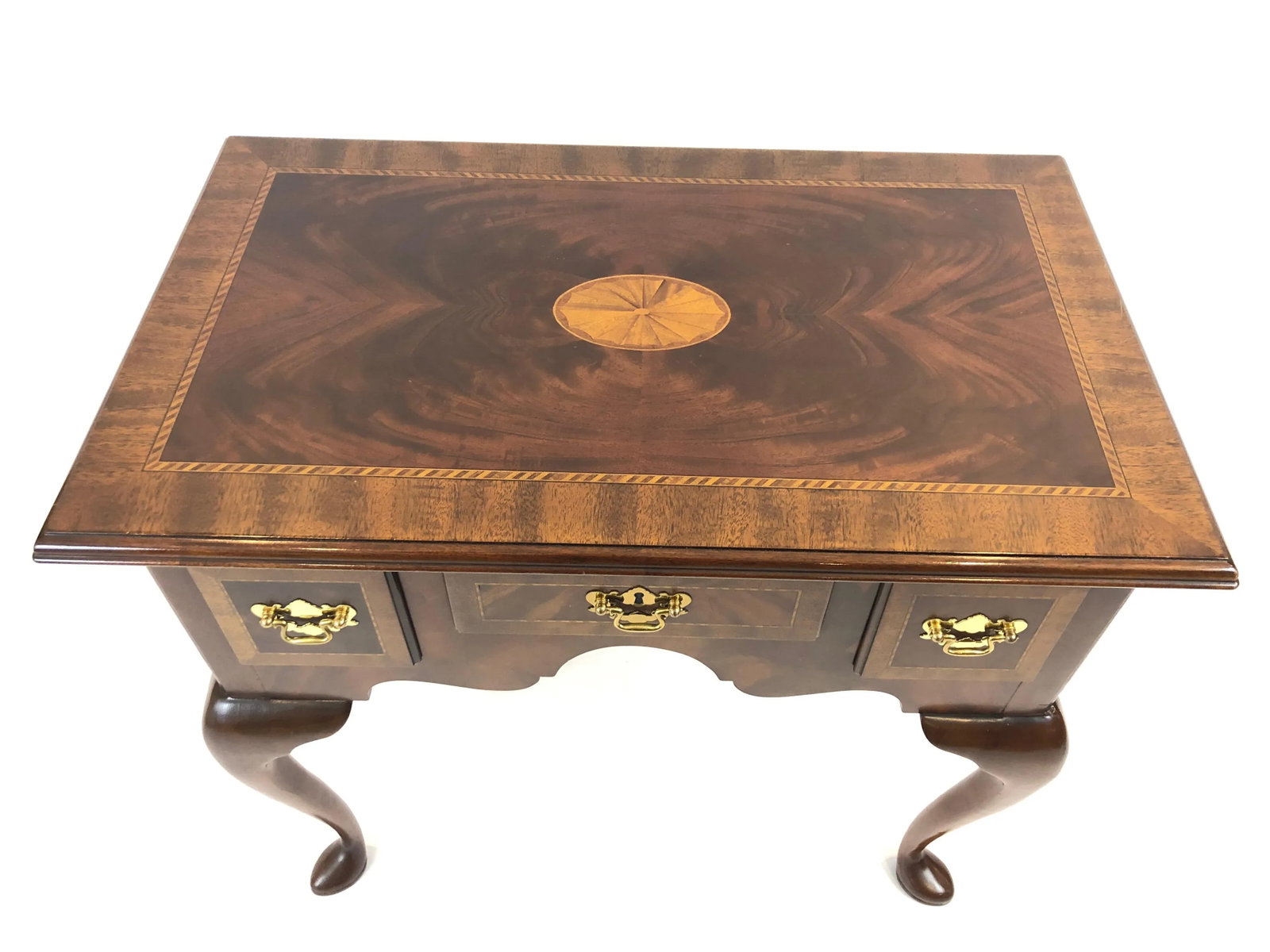 1990s Councill Furniture Flame Mahogany Lowboy - 2