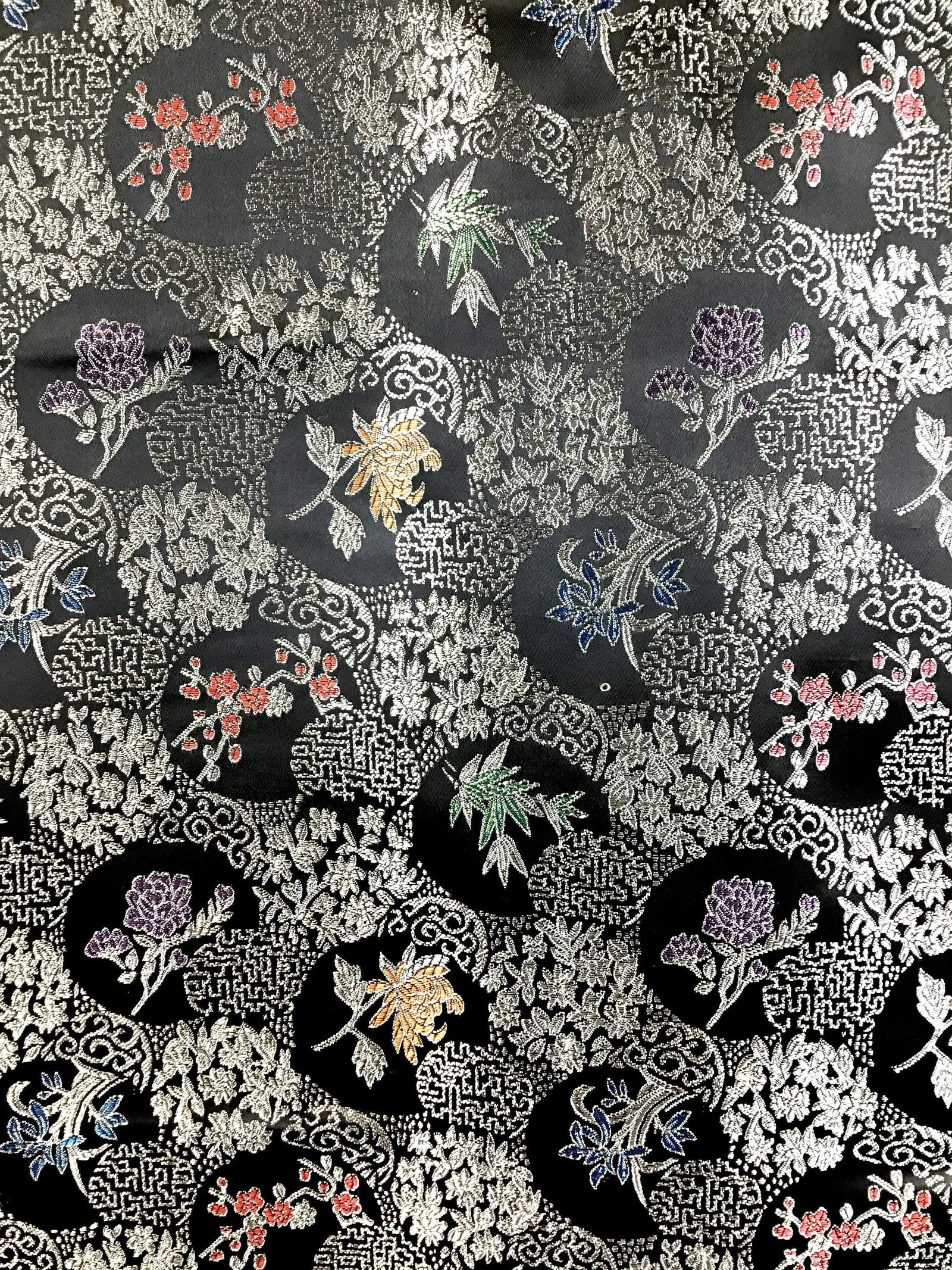 Silk Rayon Double Jacquard Upholstery Fabric - 3