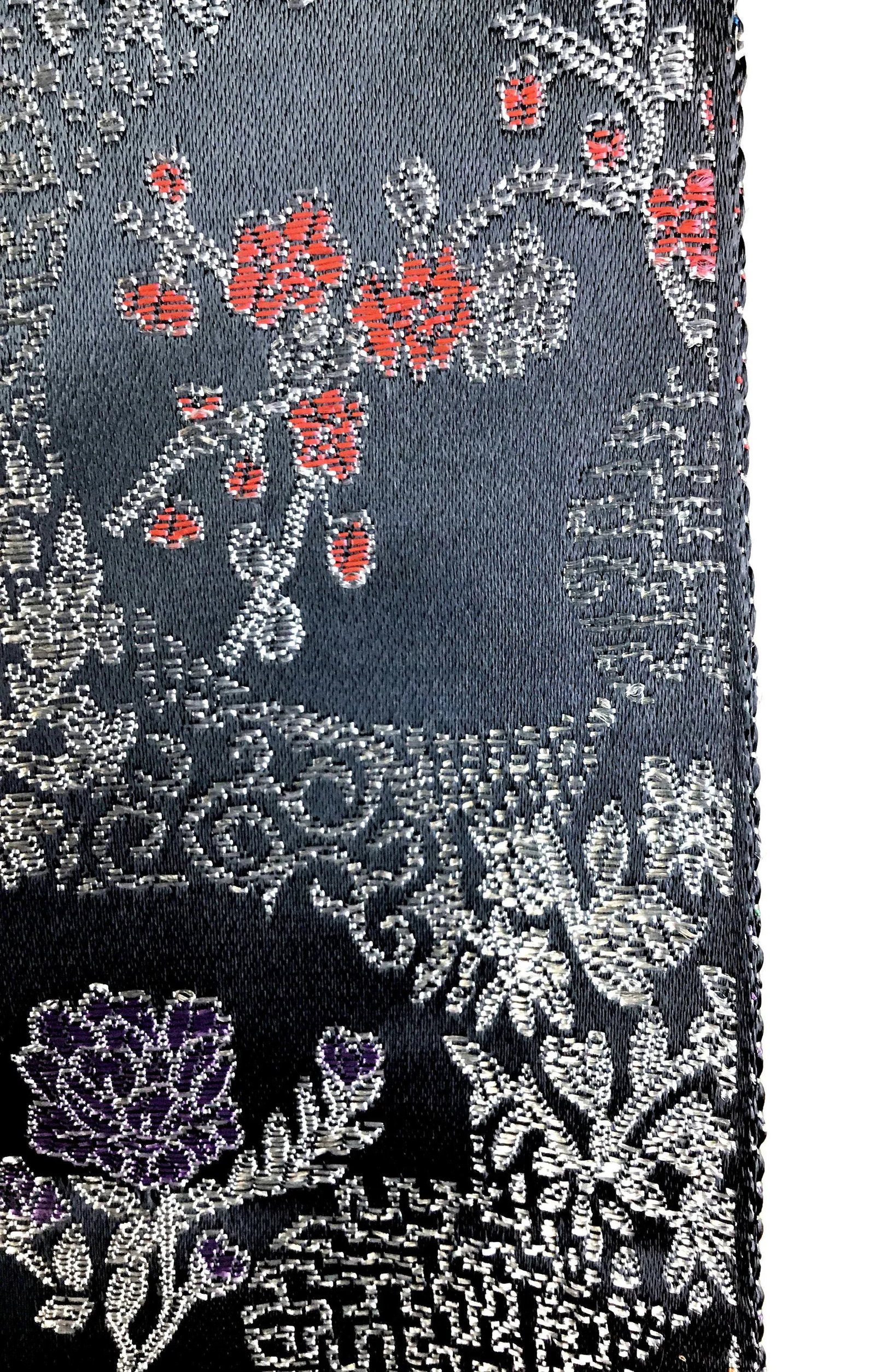 Silk Rayon Double Jacquard Upholstery Fabric - 8