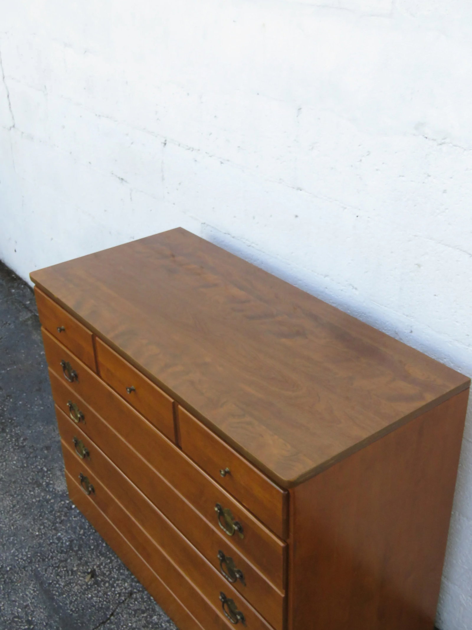 Ethan Allen Maple Low Dresser Bathroom Vanity 6108 - 11