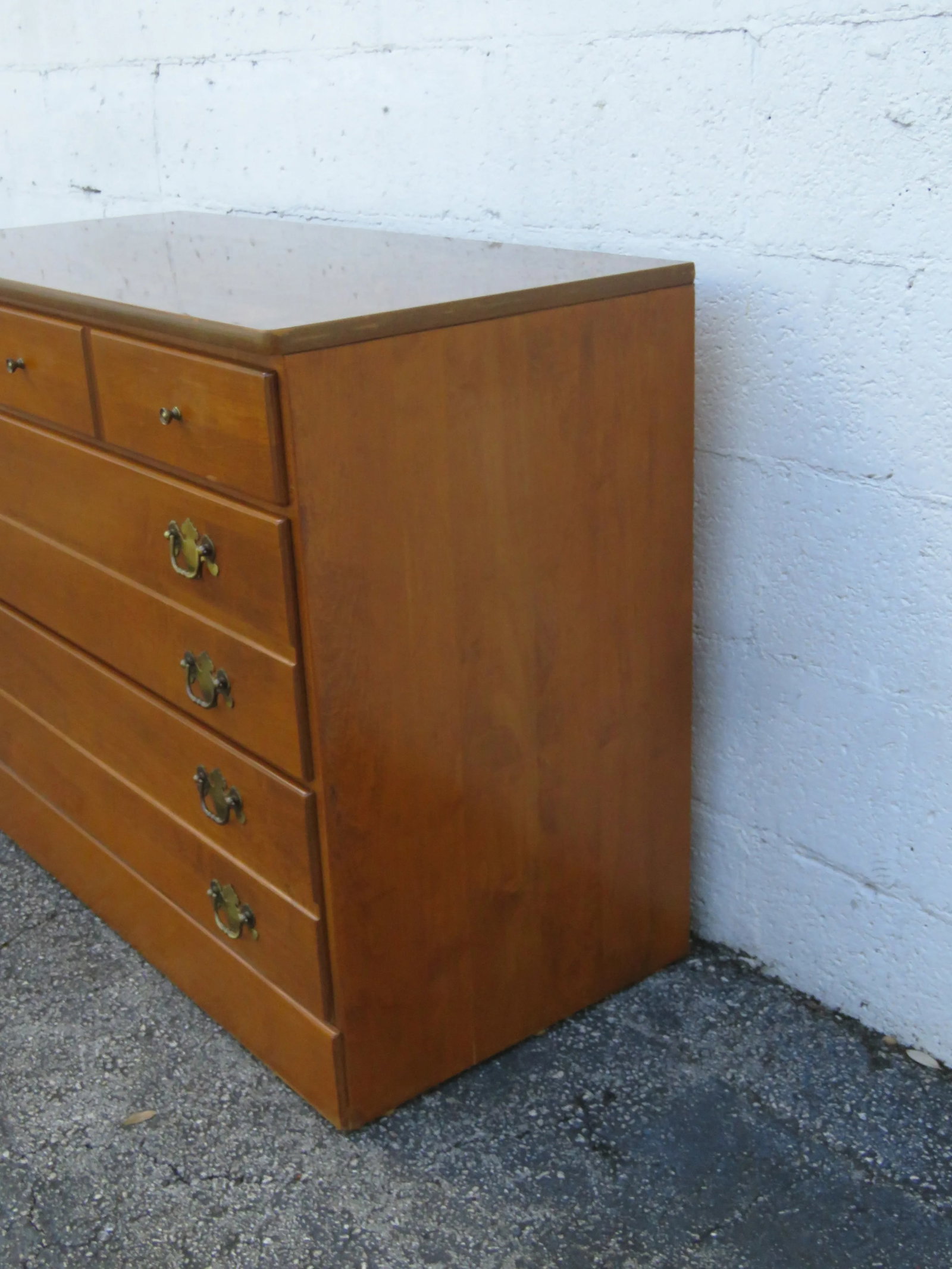 Ethan Allen Maple Low Dresser Bathroom Vanity 6108 - 12