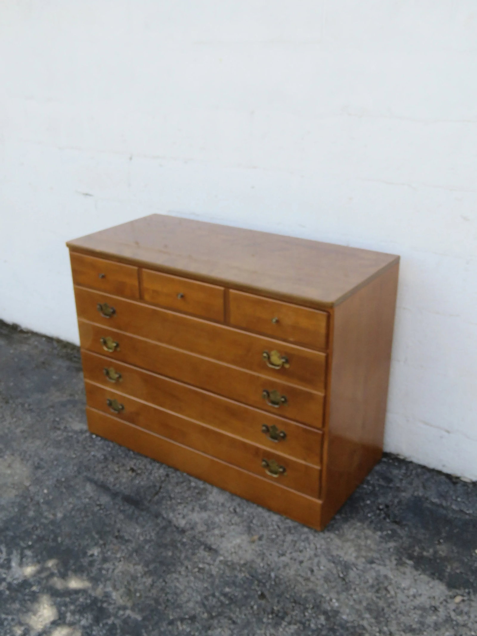 Ethan Allen Maple Low Dresser Bathroom Vanity 6108 - 3