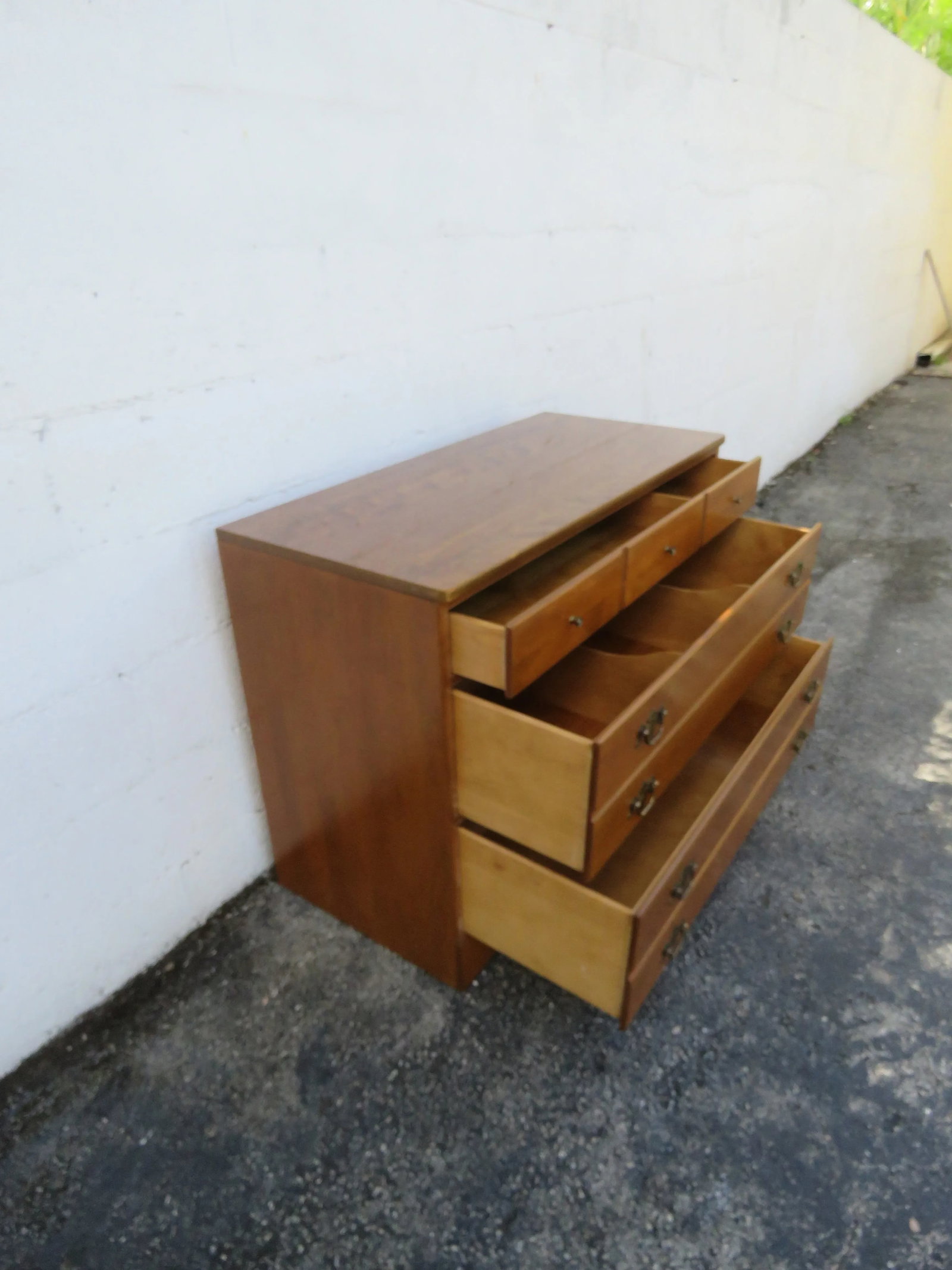 Ethan Allen Maple Low Dresser Bathroom Vanity 6108 - 4