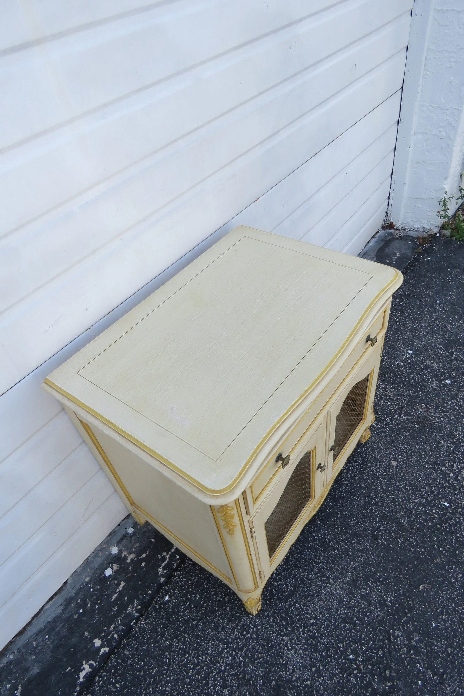 Kindel French Shabby Chic Painted Large Nightstand Side End Table - 6