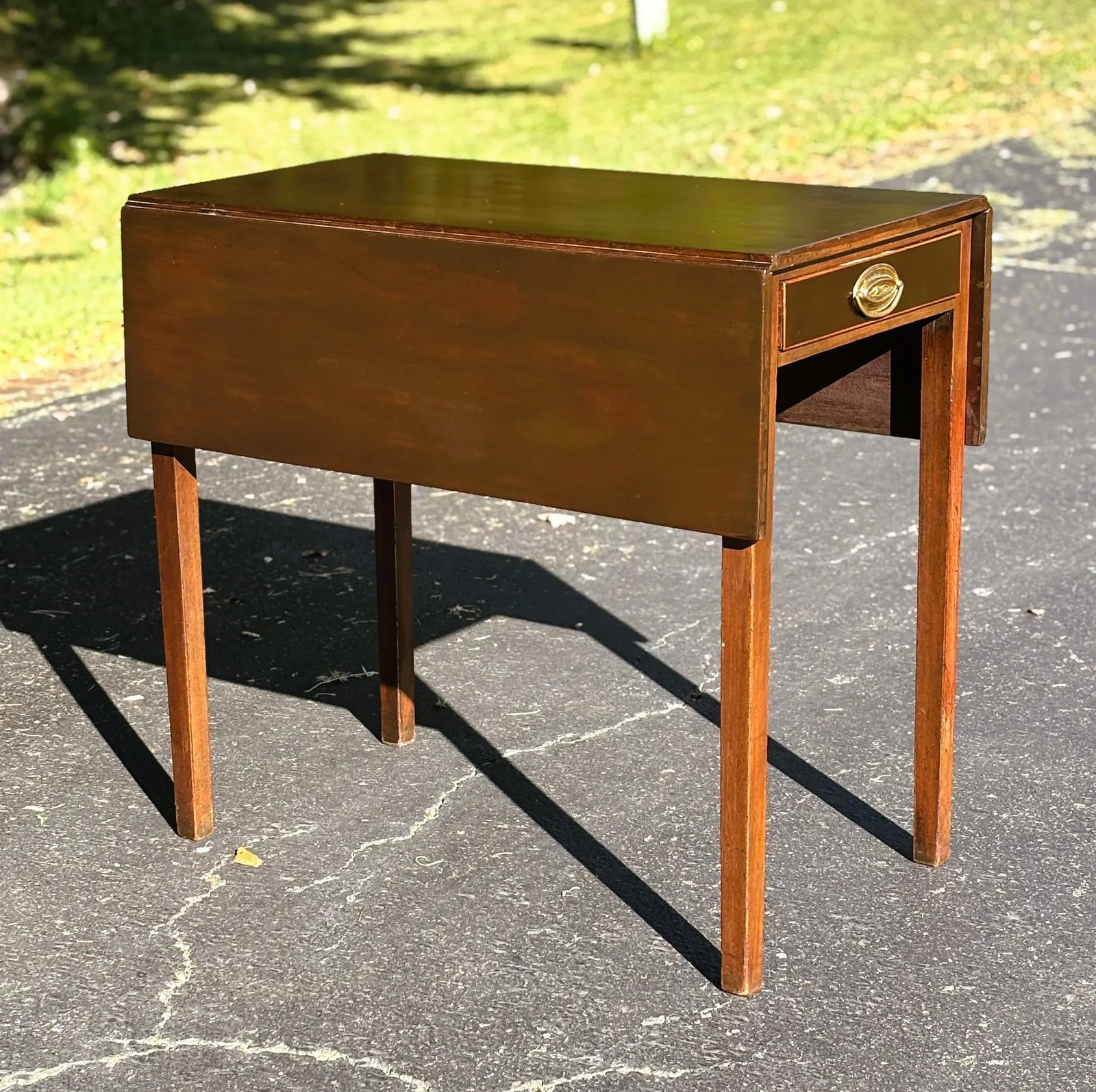 19th Century Federal Drop-Leaf Table - 4