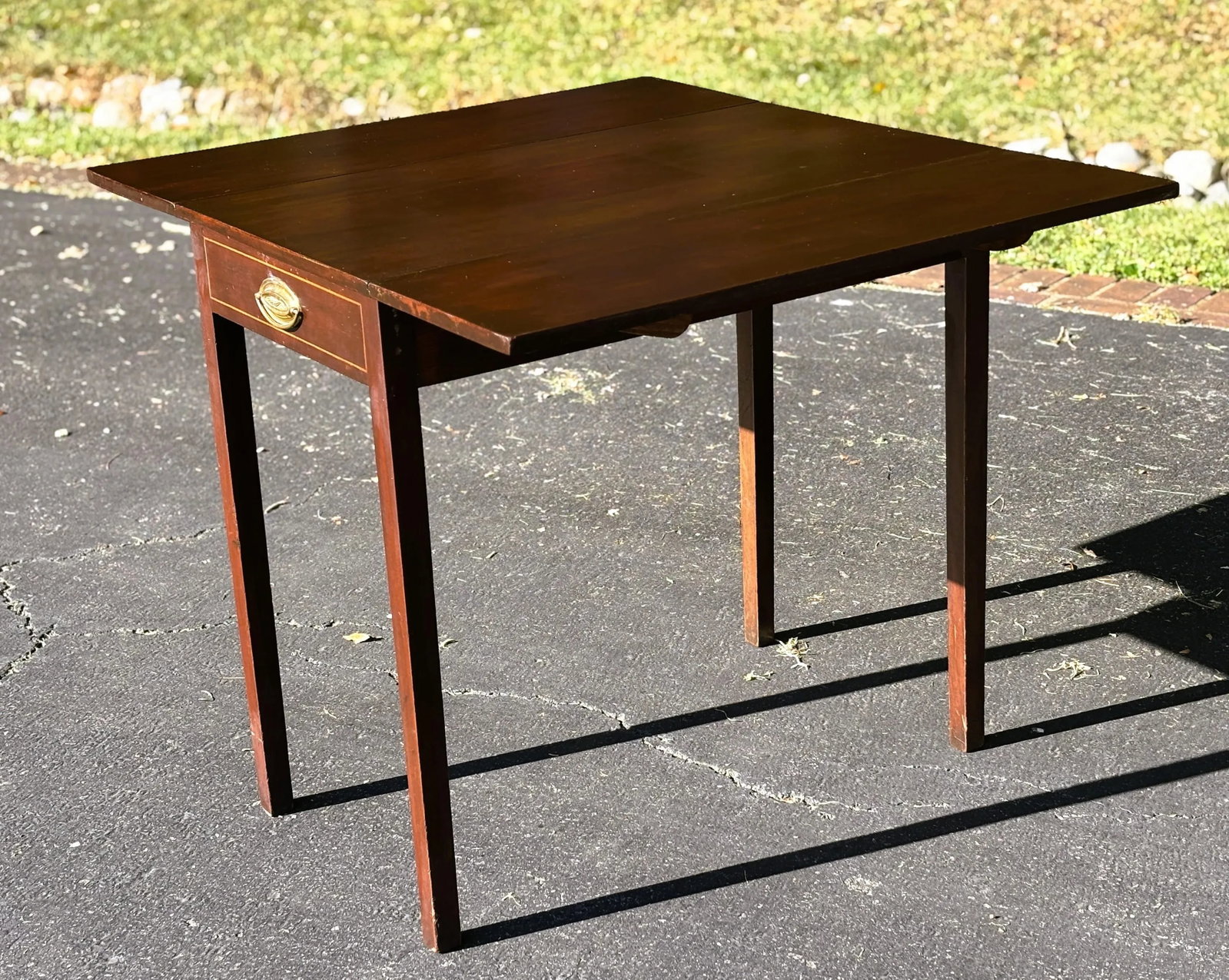 19th Century Federal Drop-Leaf Table - 5