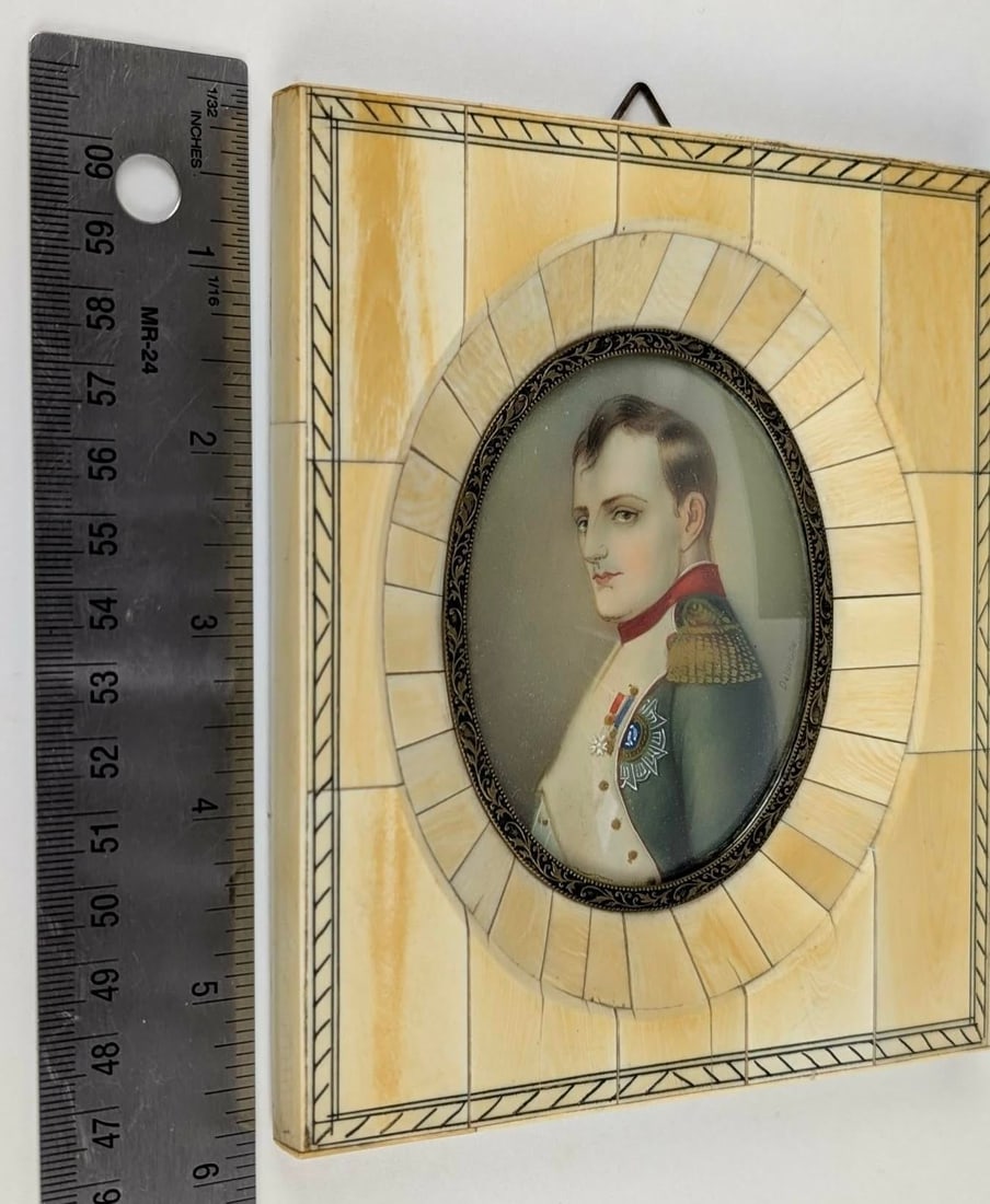 Napoleon and Josephine Portrait Miniatures, Late 19th Century - Set of 2 - 14