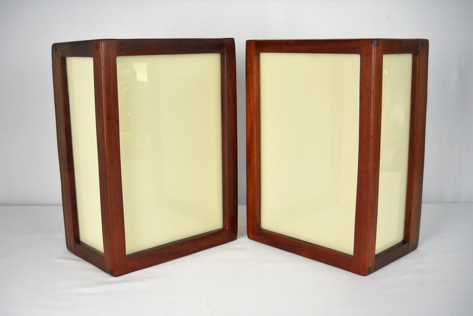 Mid-Century African Teak Sconces, Pair - 12