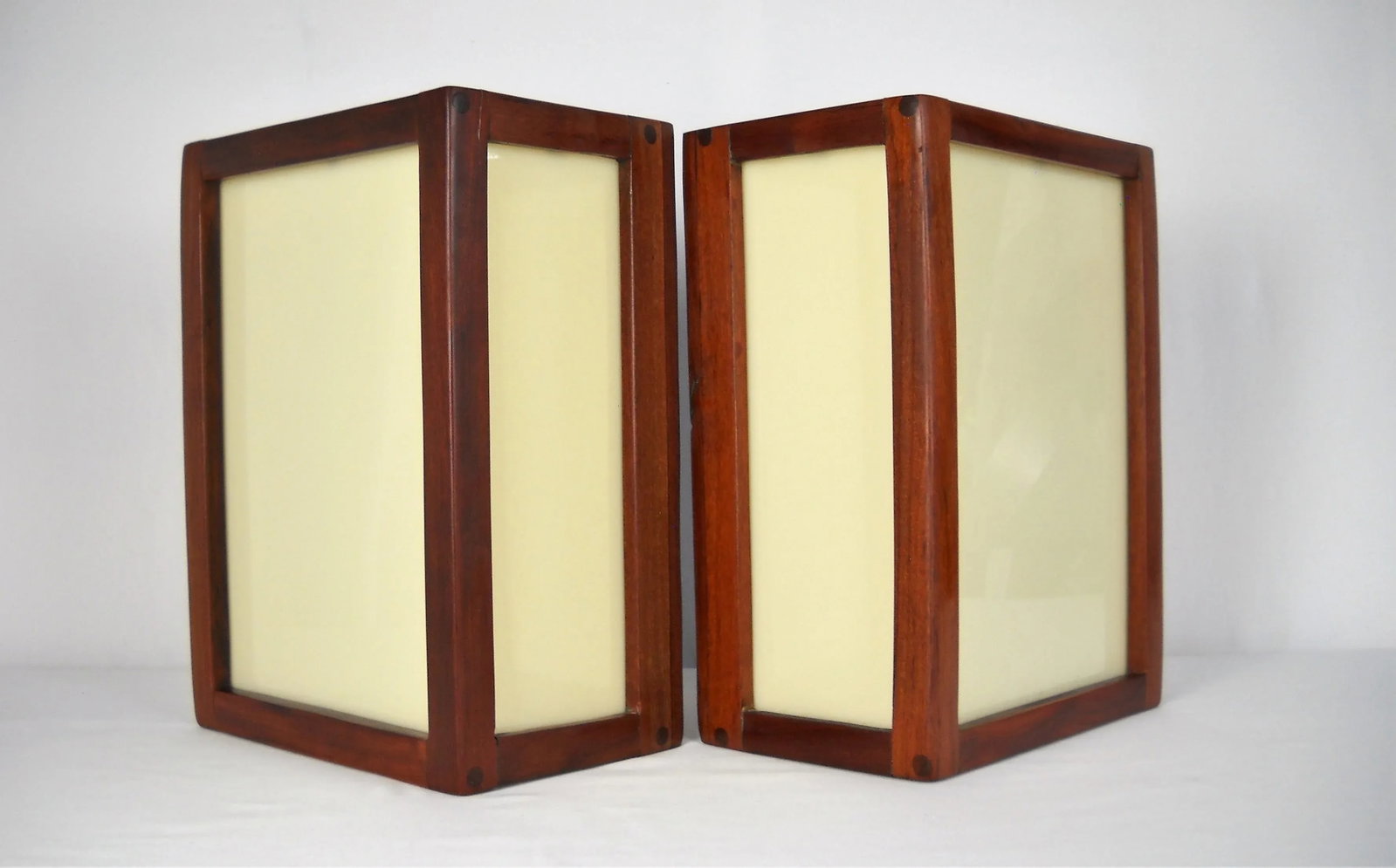 Mid-Century African Teak Sconces, Pair - 3