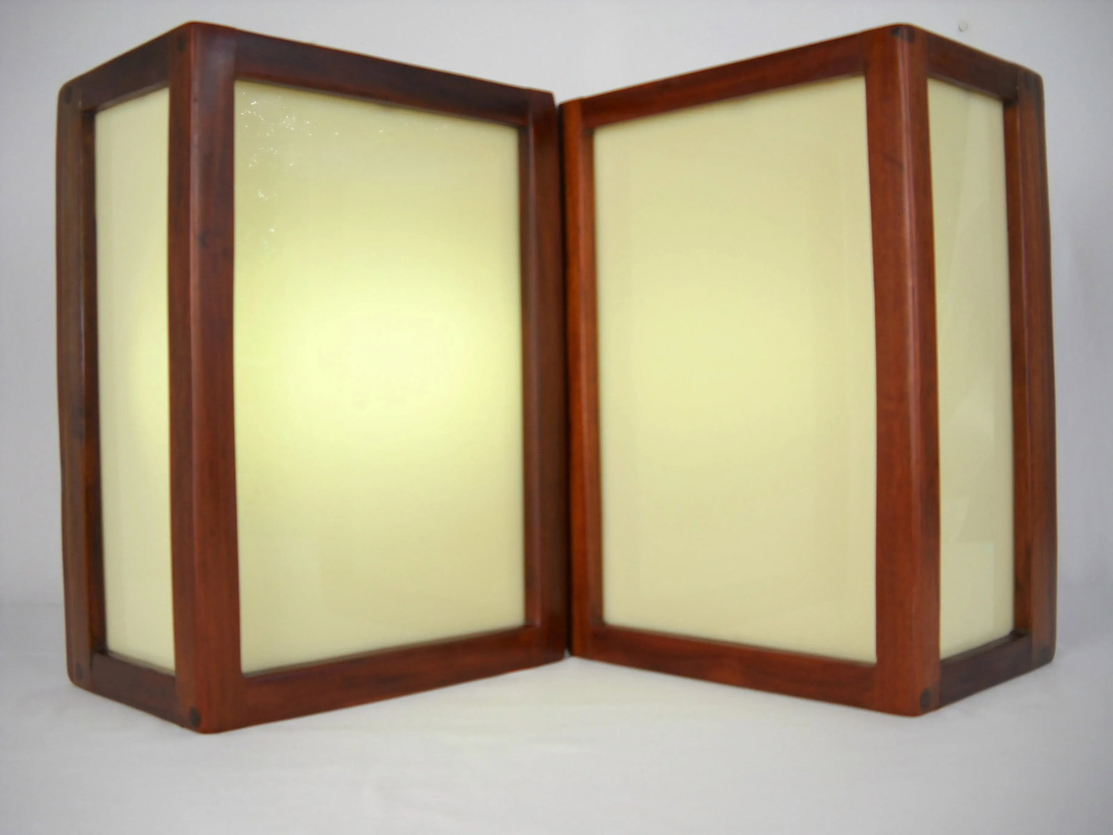 Mid-Century African Teak Sconces, Pair - 8