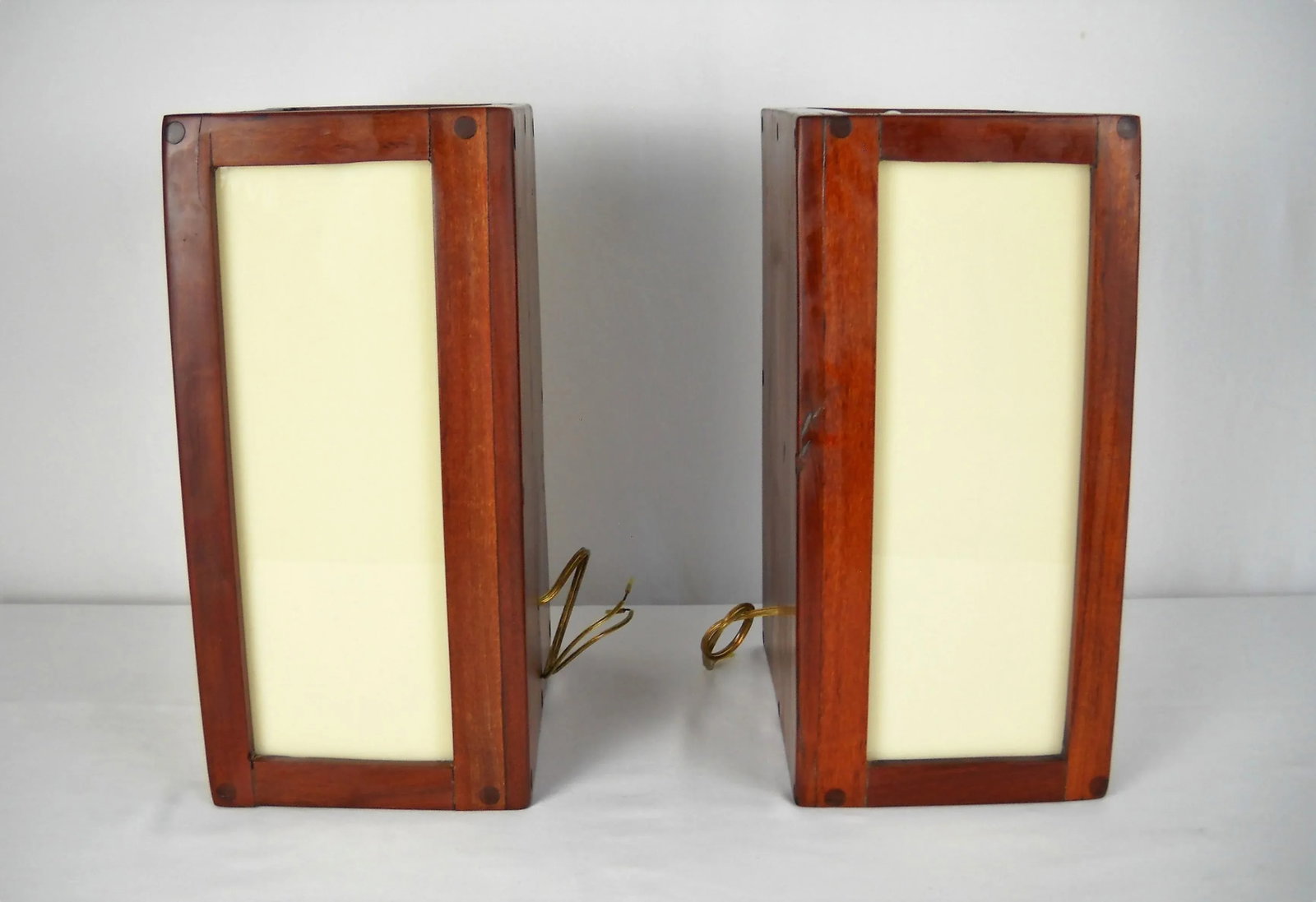 Mid-Century African Teak Sconces, Pair - 9