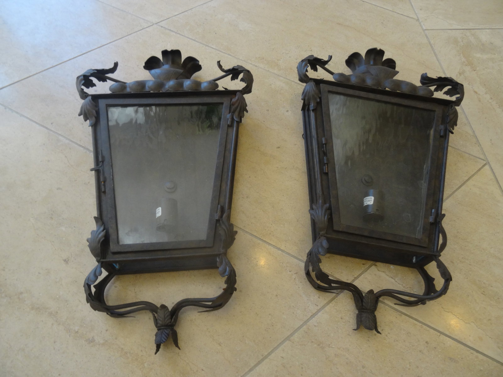 Vintage Outdoor Sconces From Dennis & Leen - Attributed - 2