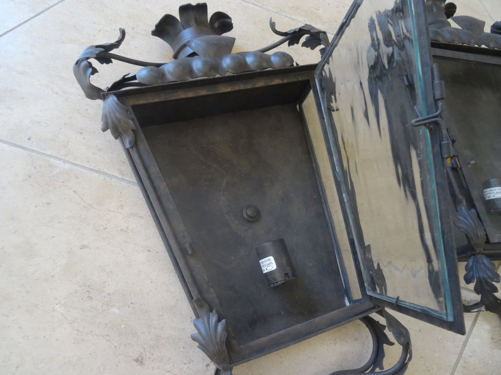 Vintage Outdoor Sconces From Dennis & Leen - Attributed - 4