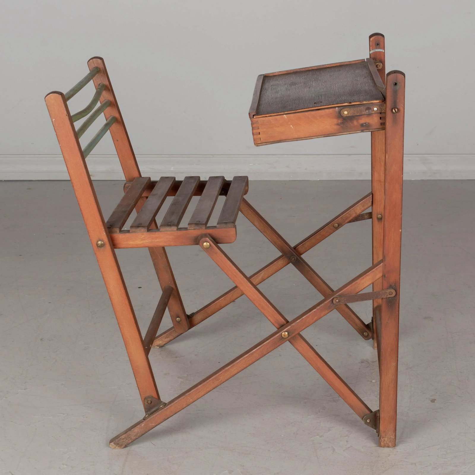 French Folding Child's Desk and Chair - 5