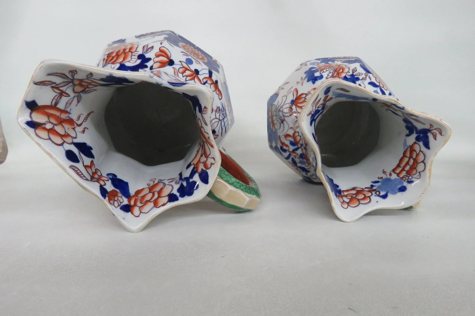 Masons Ironstone Set of Four Jugs Pitchers 19th Century - 11