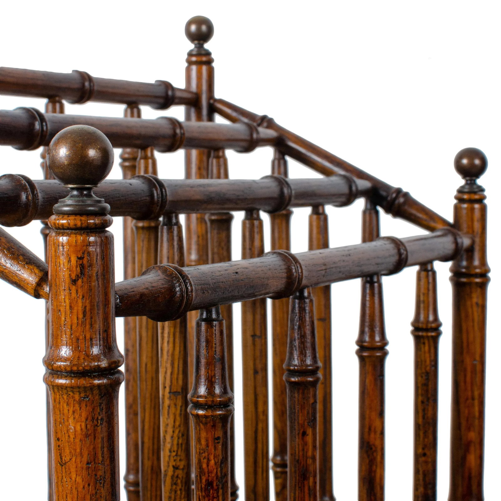 Faux Bamboo Canterbury Magazine Rack - 2
