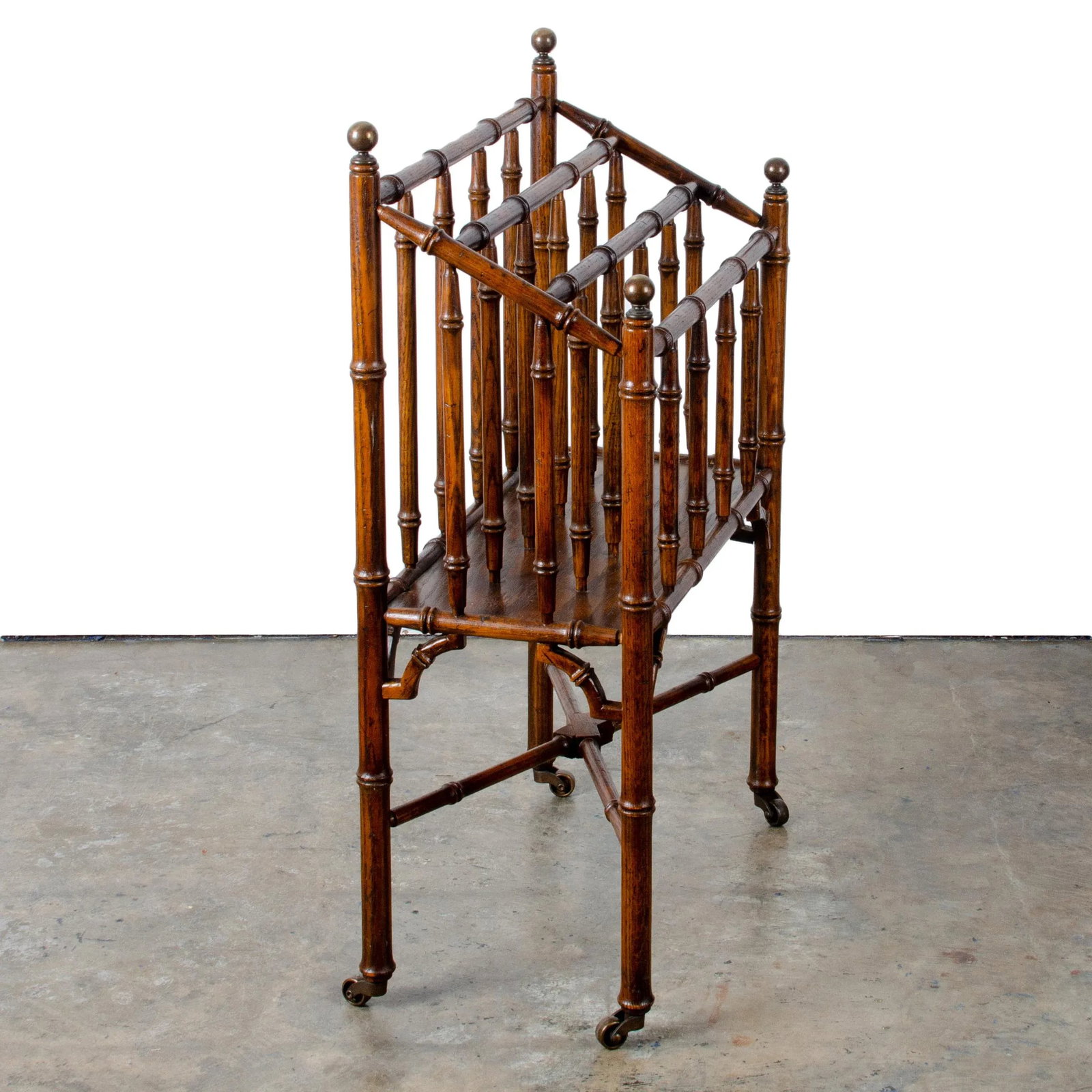 Faux Bamboo Canterbury Magazine Rack - 4