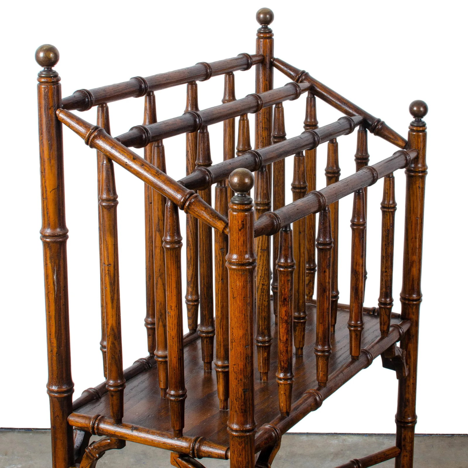 Faux Bamboo Canterbury Magazine Rack - 7