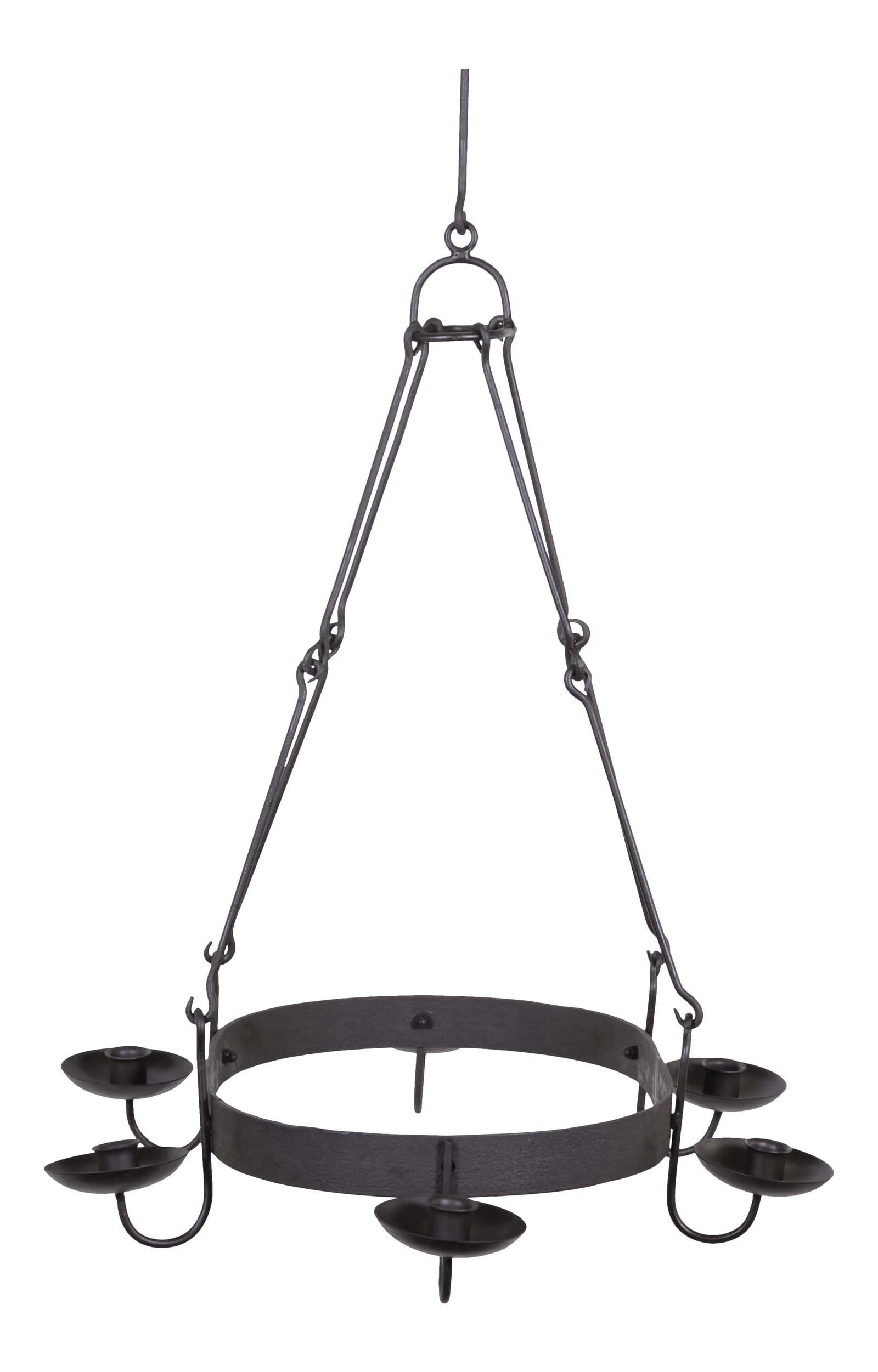 Vintage Oval Chandelier With Six Candle Holders: Vintage Oval chandelier with six candle holders Condition: Imperfections: Some Imperfections Condition Notes: Good Condition, Original Condition Unaltered, Some Imperfections Materials &