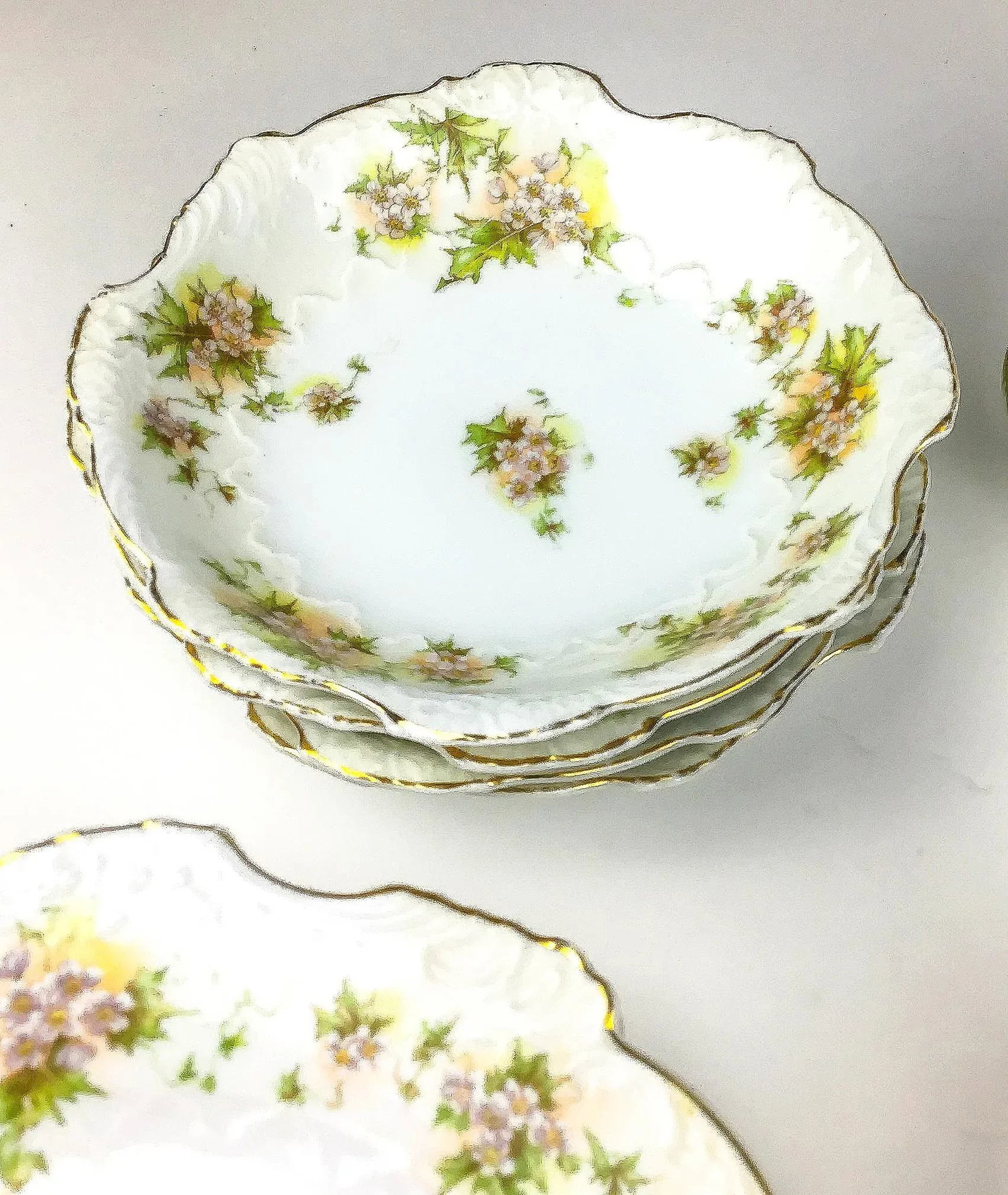Vintage Porcelain German Luncheon Set - 6