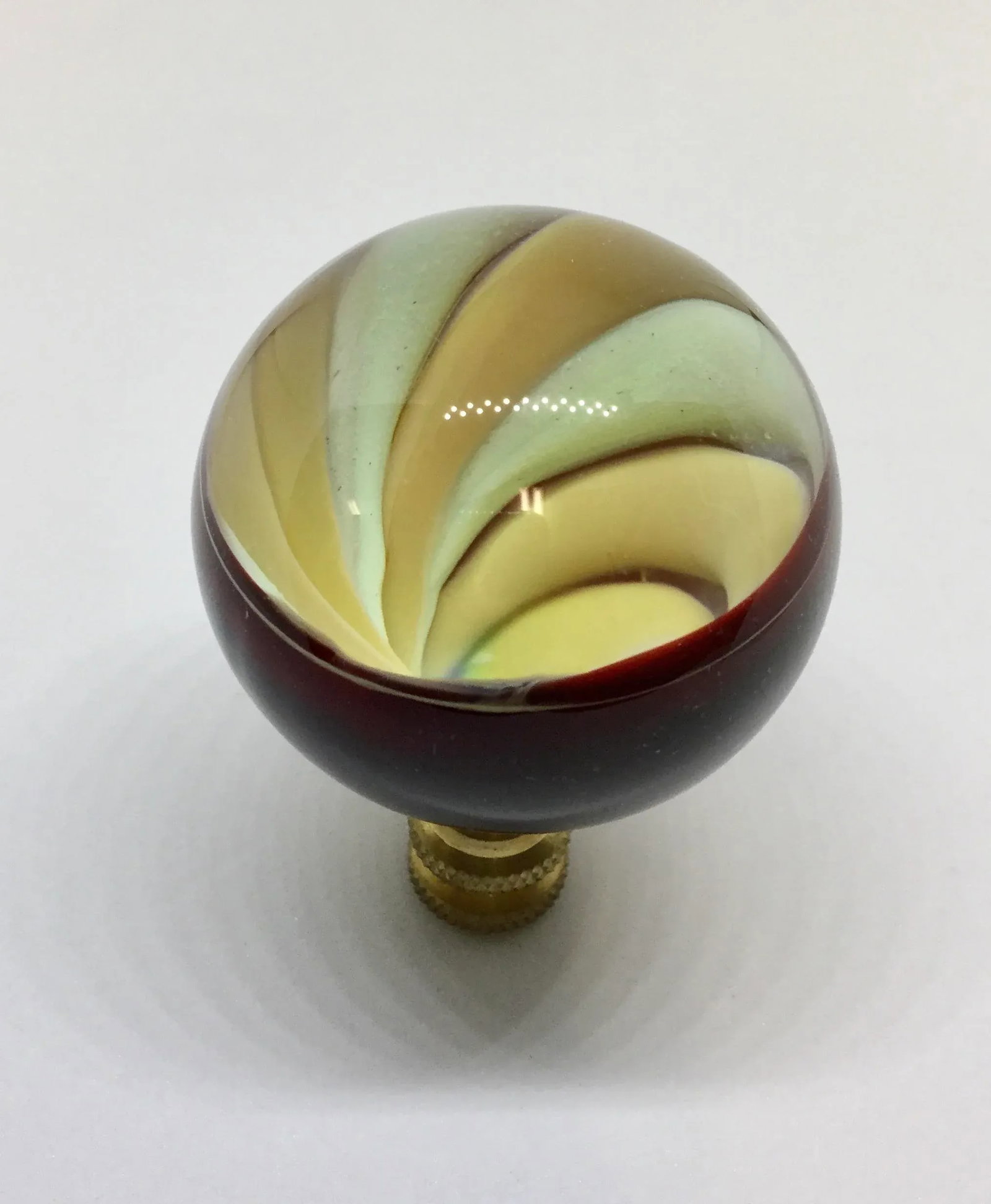 Artisan Hand Created Glass Finial - 2