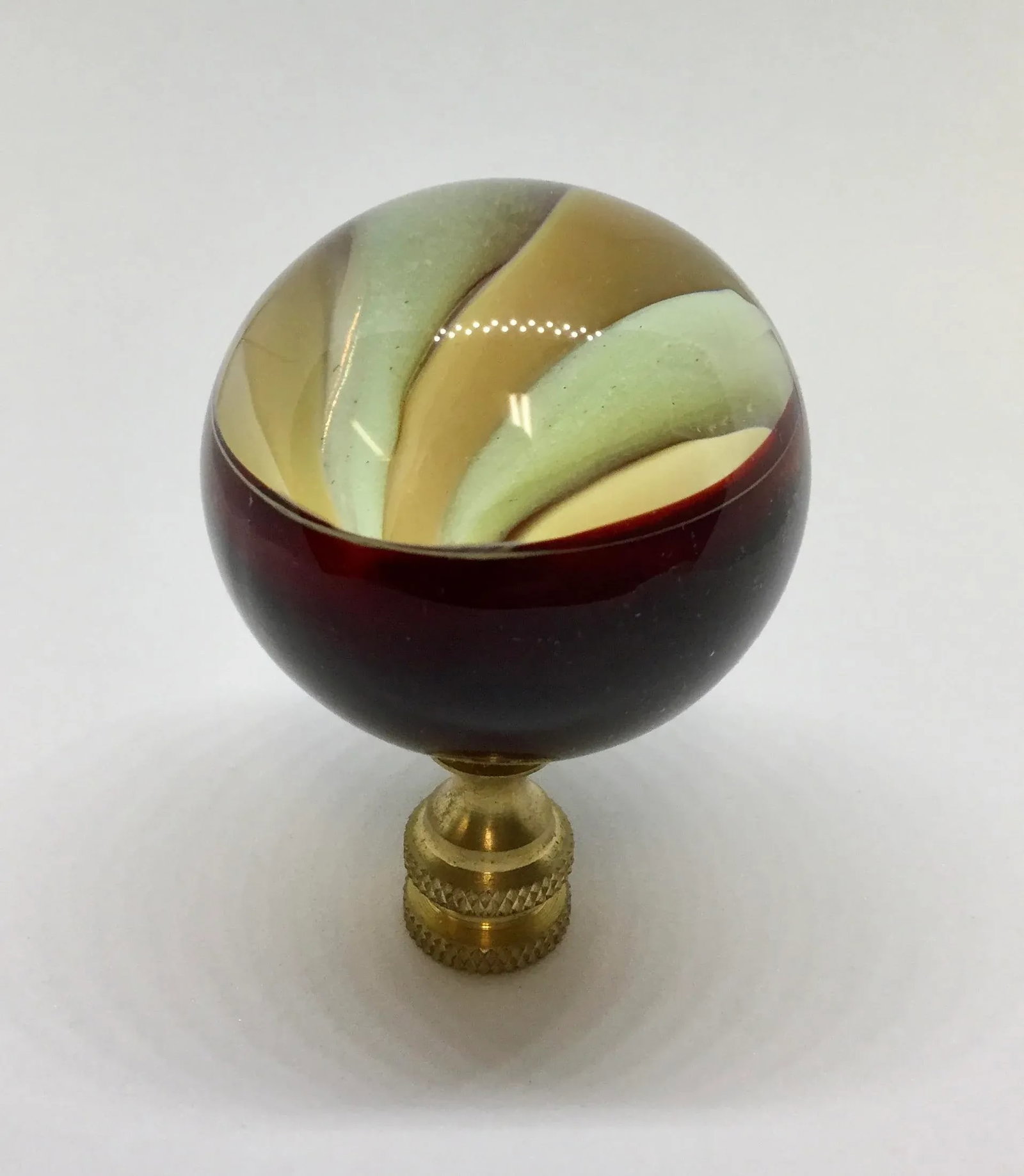 Artisan Hand Created Glass Finial - 6