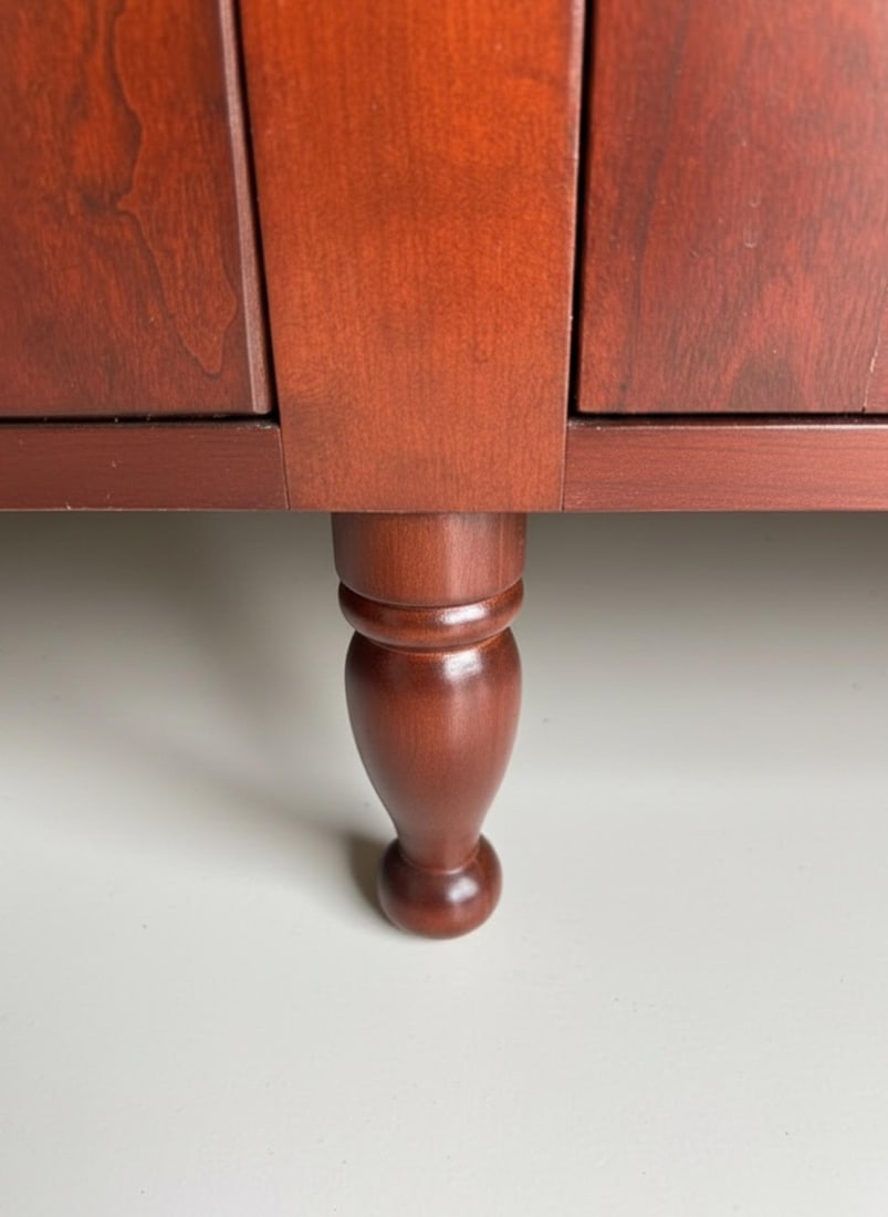 Tom Seely Solid Cherry Dining Buffet Sideboard - 4