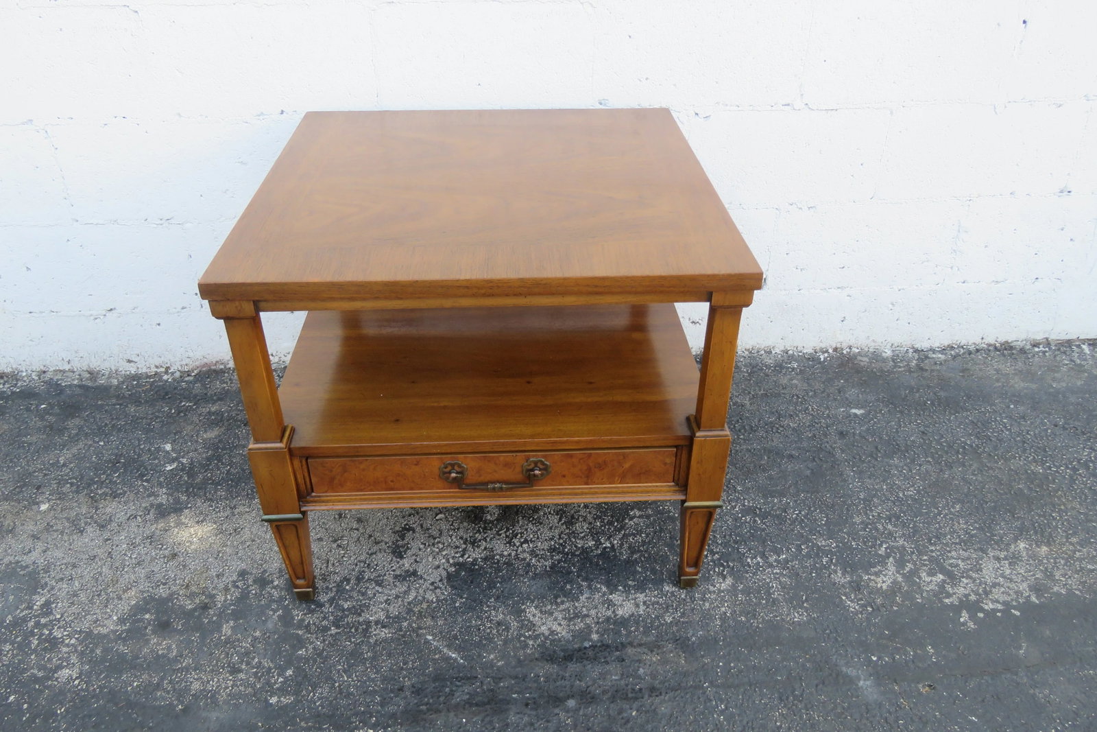 Century Mid Century Modern Nightstands Side End Bedside Tables - a Pair - 7
